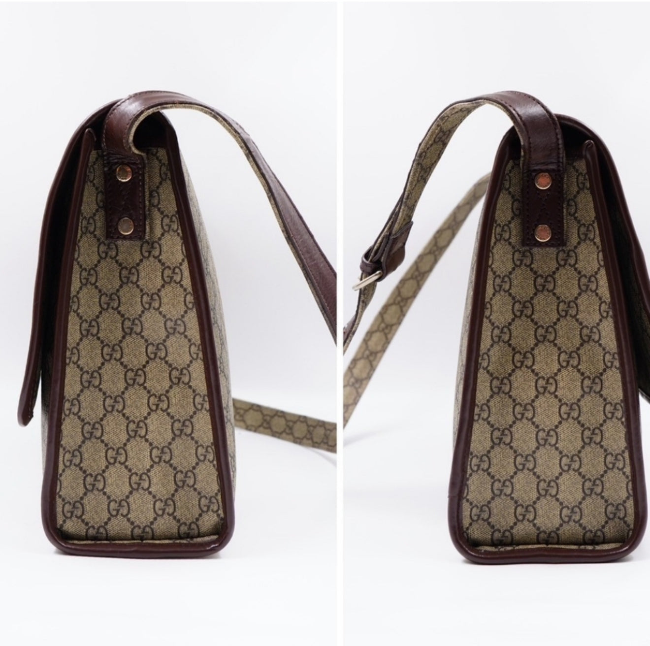 Gucci GG Supreme Messenger Bag – Coated Canvas – Beige/Brown