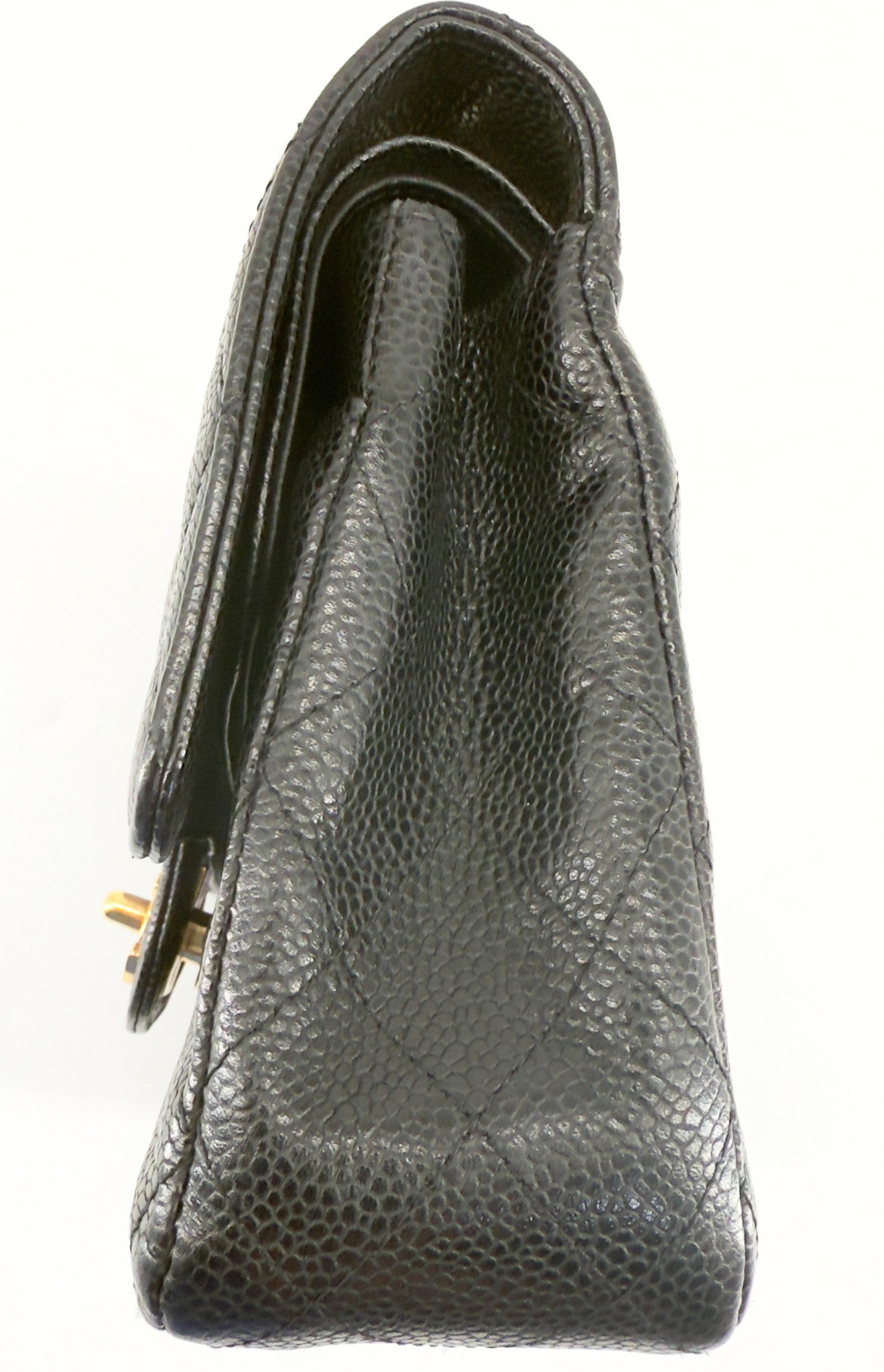 Chanel Classic Double Flap Bag – Caviar Leather – Black