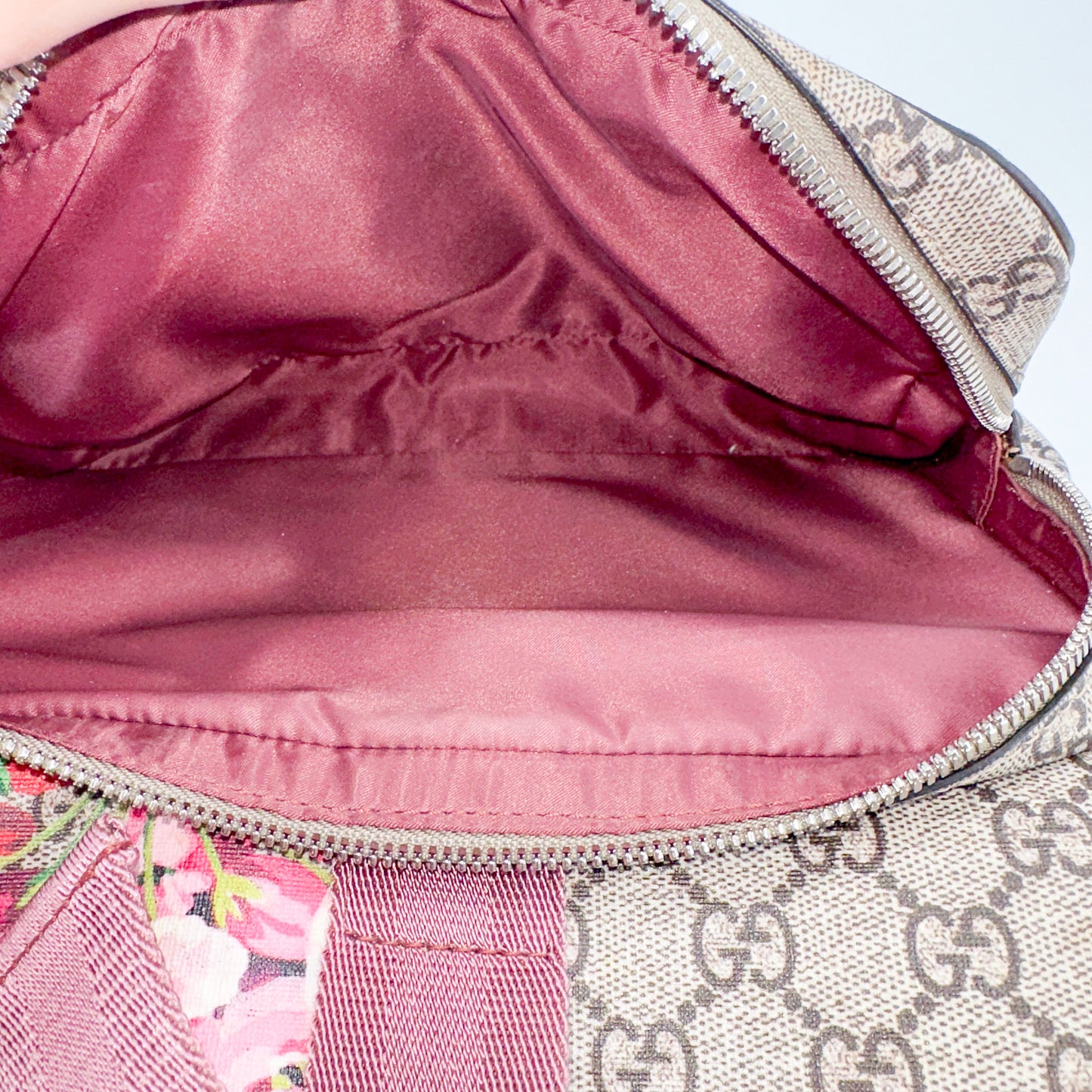 Gucci Bloom GG Supreme Canvas Backpack – Pink Floral Print