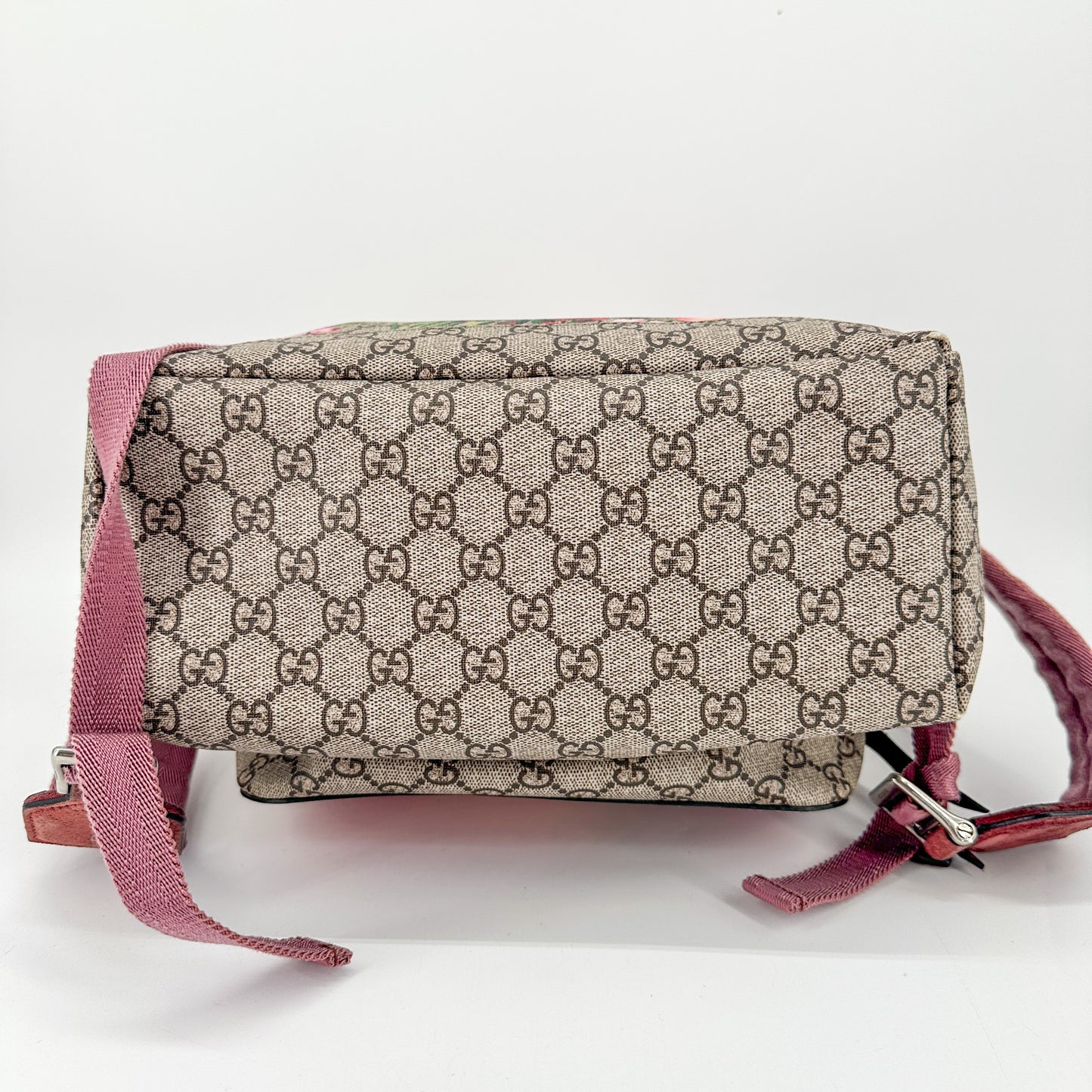 Gucci Bloom GG Supreme Canvas Backpack – Pink Floral Print