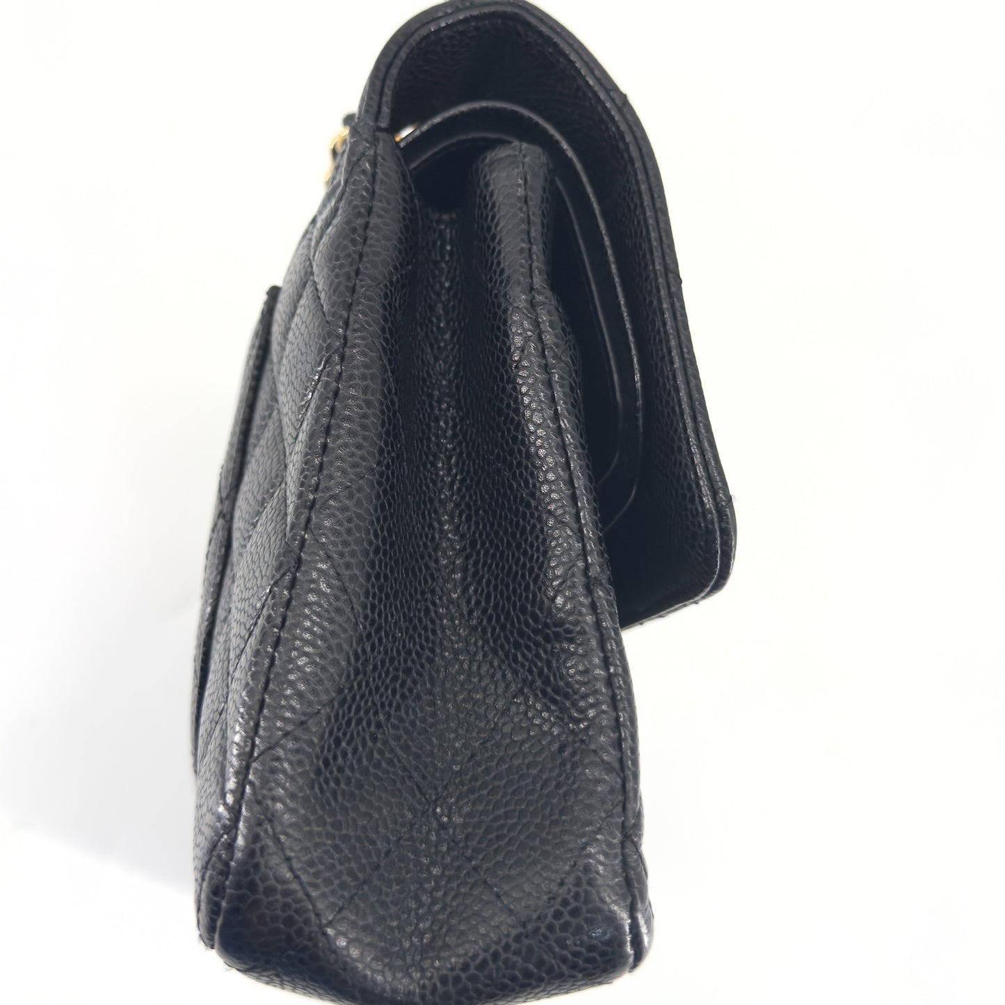 Chanel Classic Double Flap Bag – Caviar Leather – Black