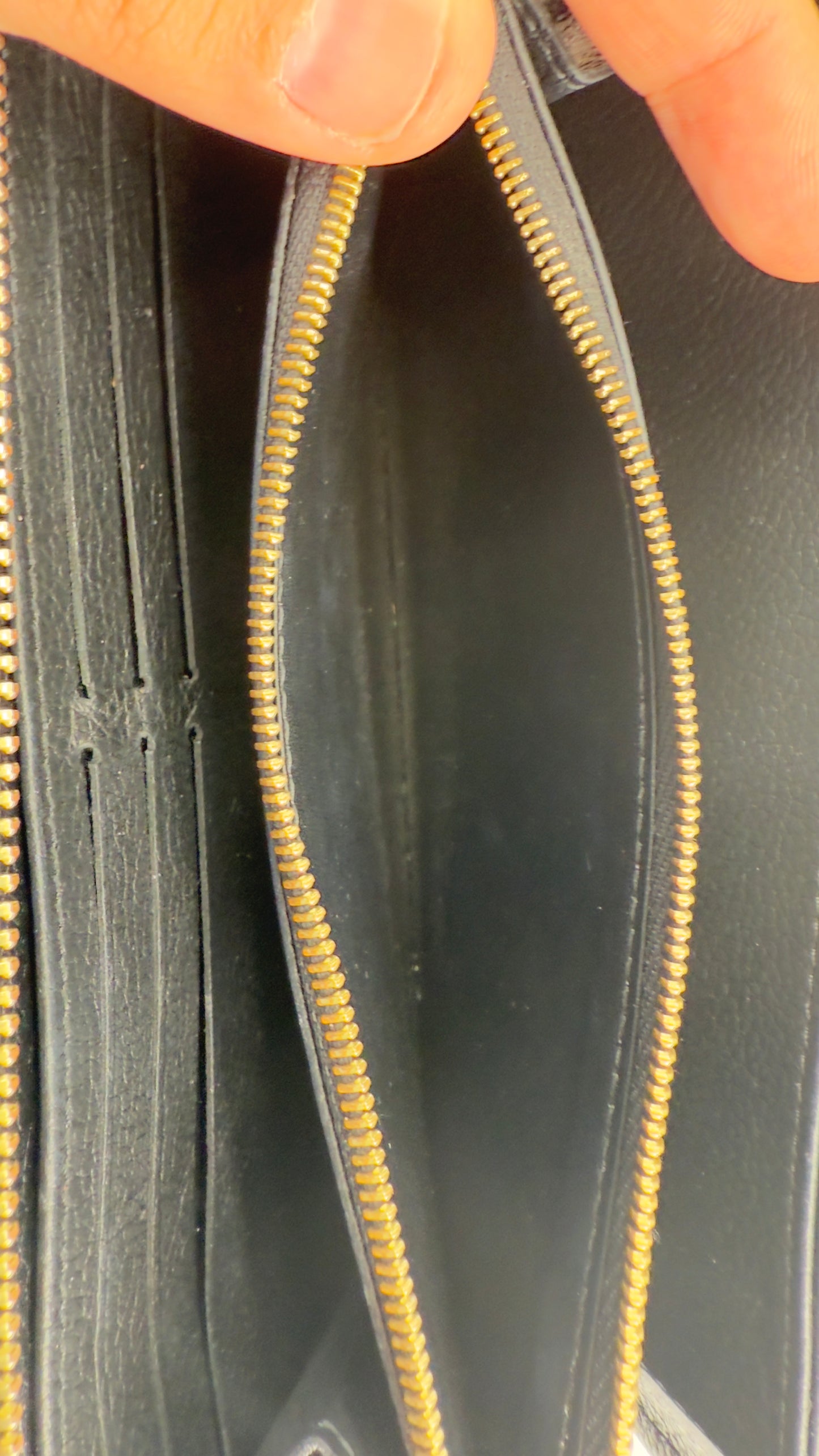 ouis Vuitton Monogram Empreinte Leather Zippy Wallet – Navy Blue