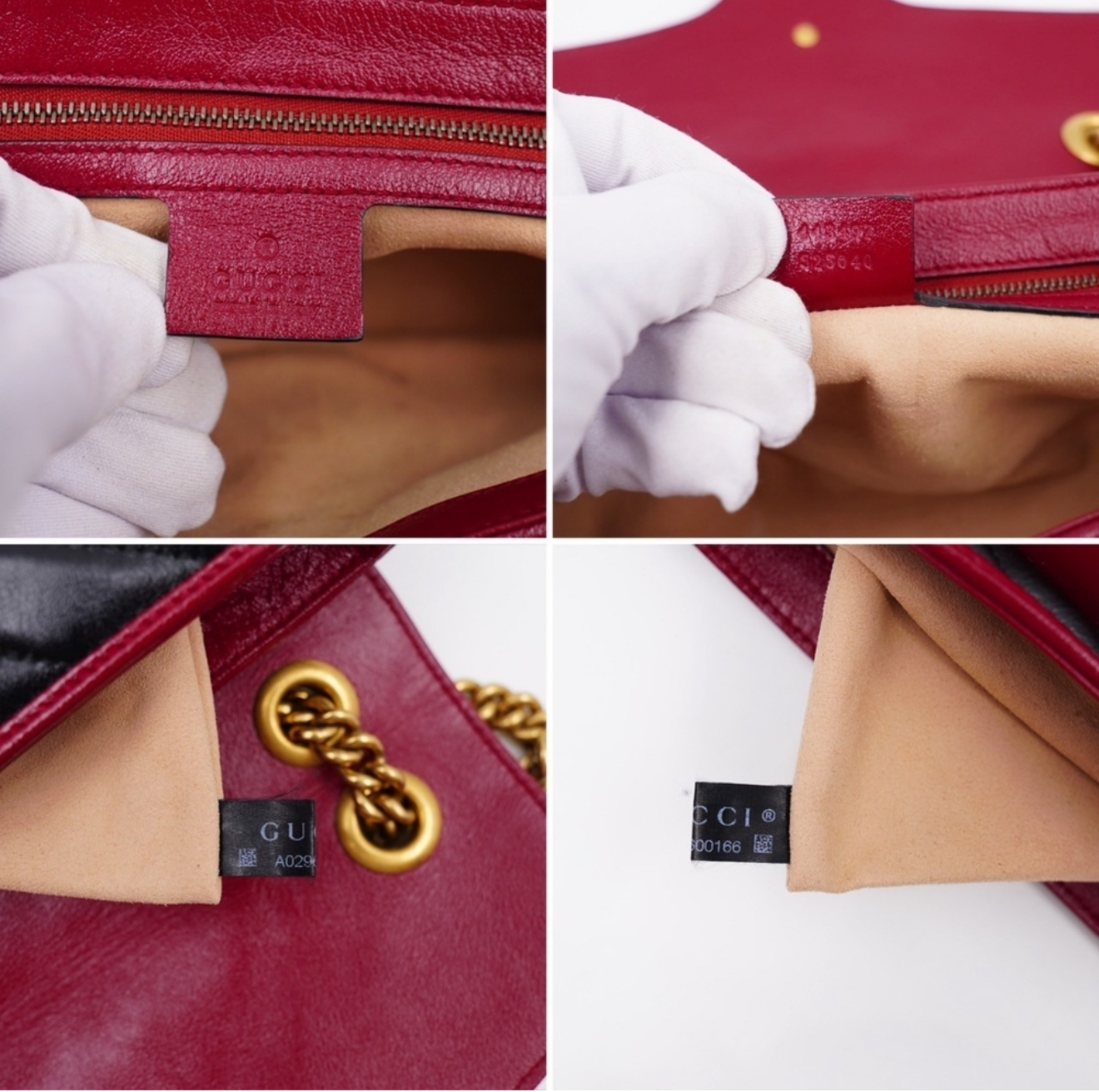 Gucci GG Marmont Torchon Shoulder Bag – Matelassé Leather – Black/Bordeaux
