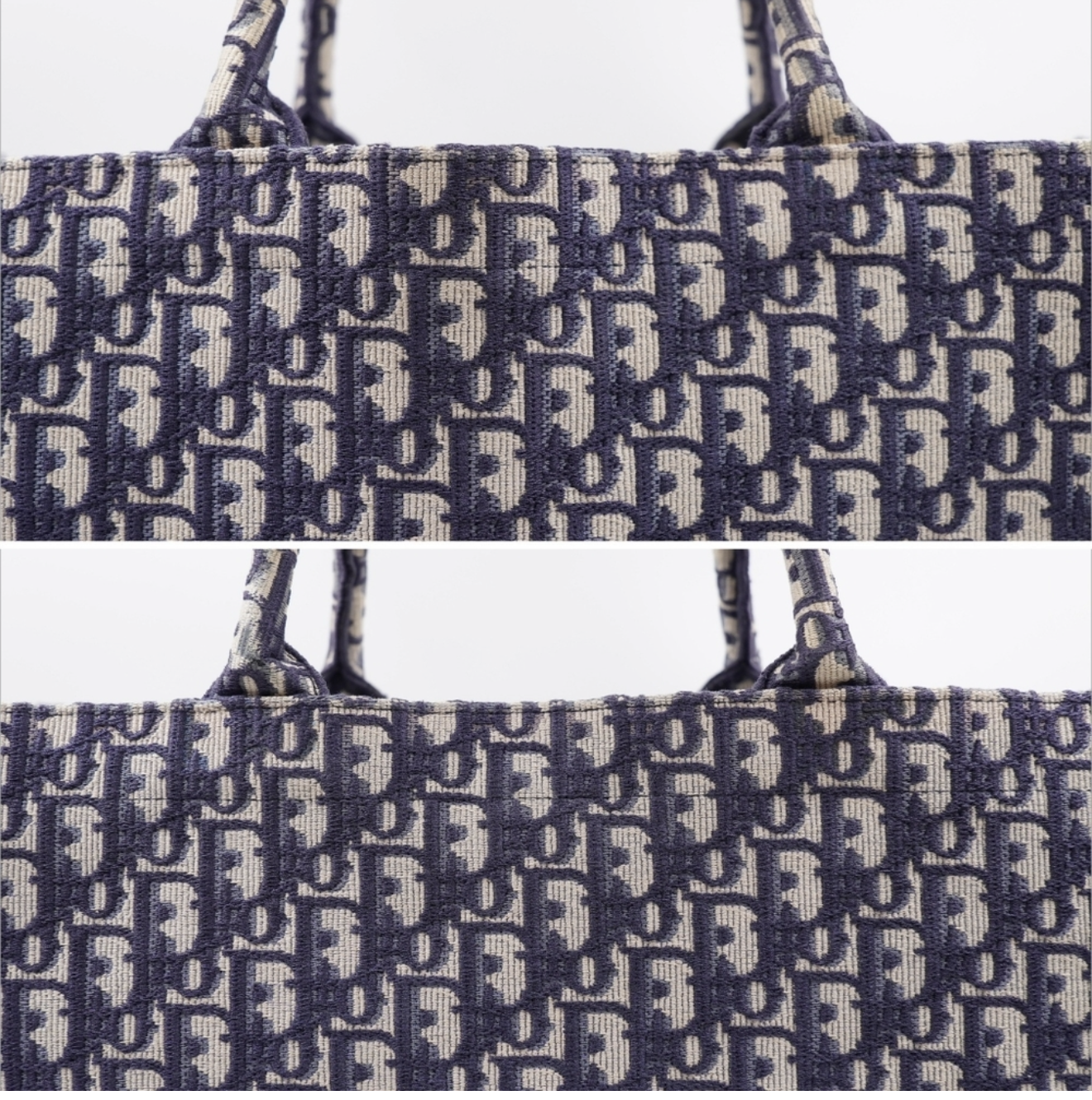 Christian Dior Large Blue Oblique Book Tote