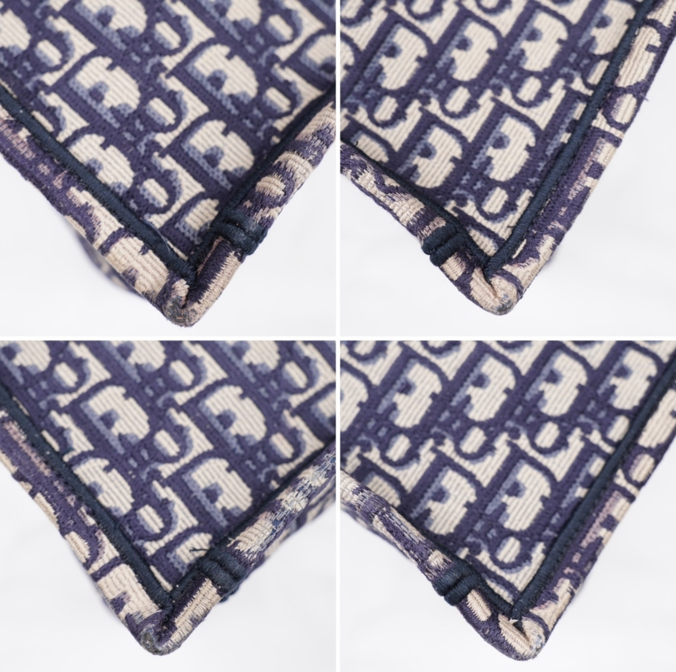 Christian Dior Large Blue Oblique Book Tote