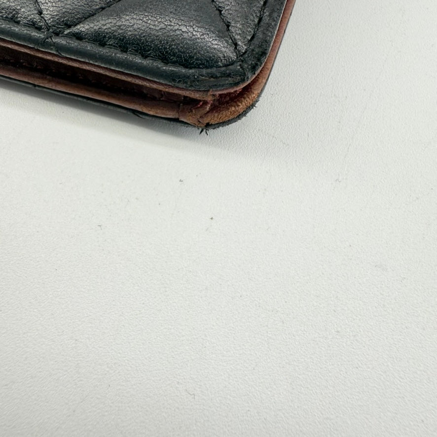 Chanel Quilted Wallet Long Wallet – Lambskin Leather – Black