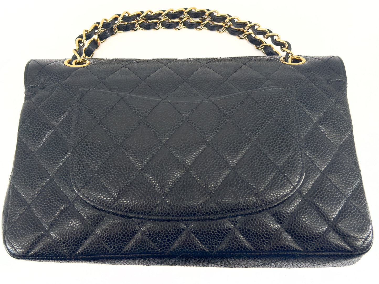 Chanel Classic Double Flap Bag – Caviar Leather – Black