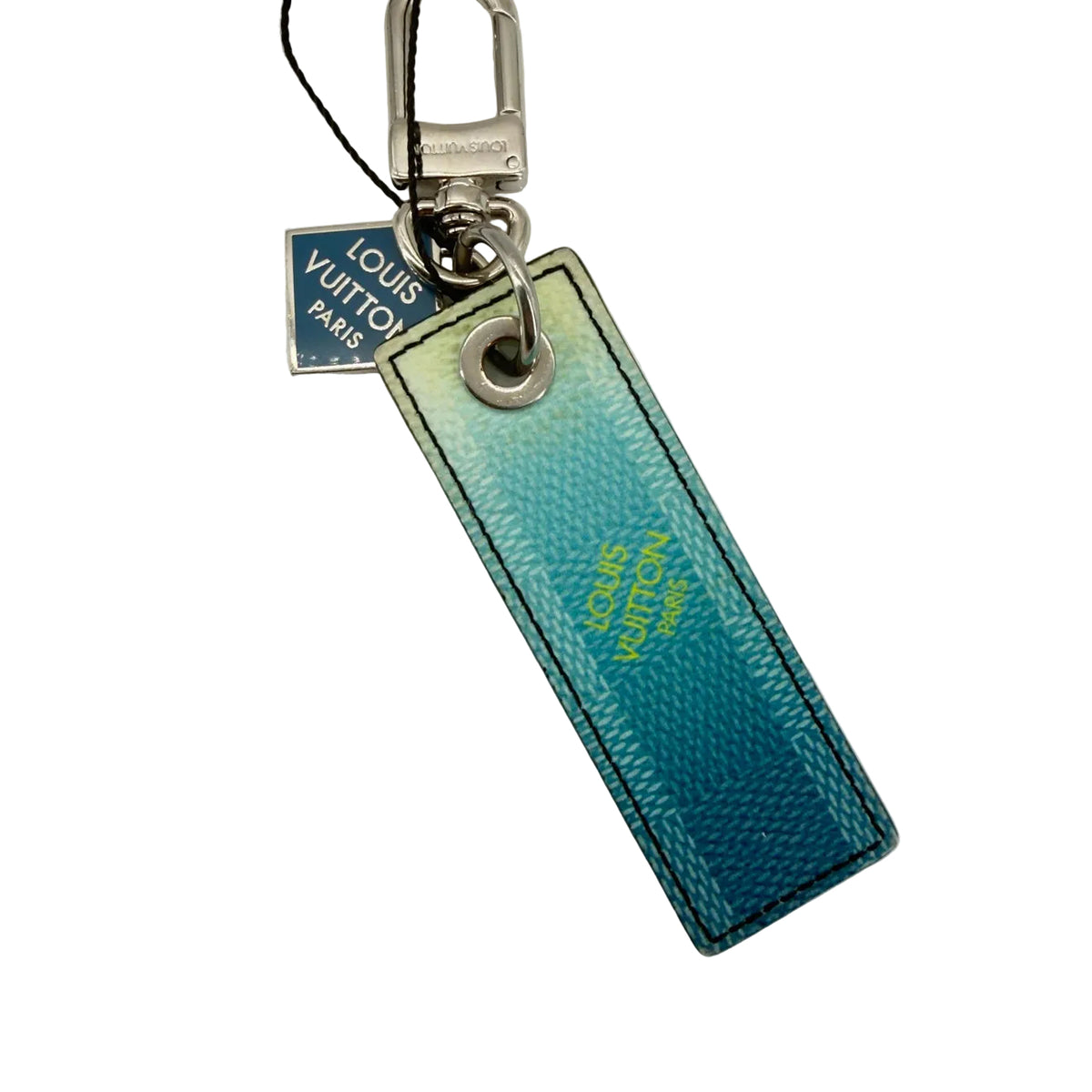 Louis Vuitton Damier Keychain Bag Charm Blue