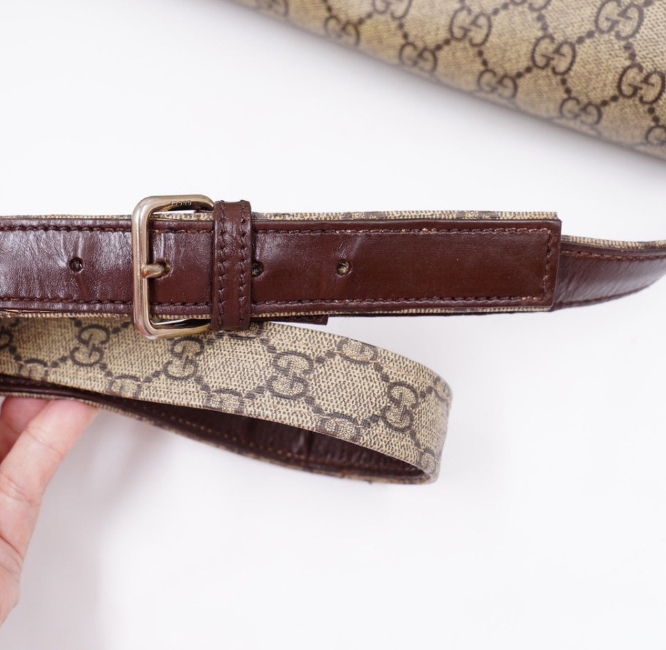 Gucci GG Supreme Messenger Bag – Coated Canvas – Beige/Brown