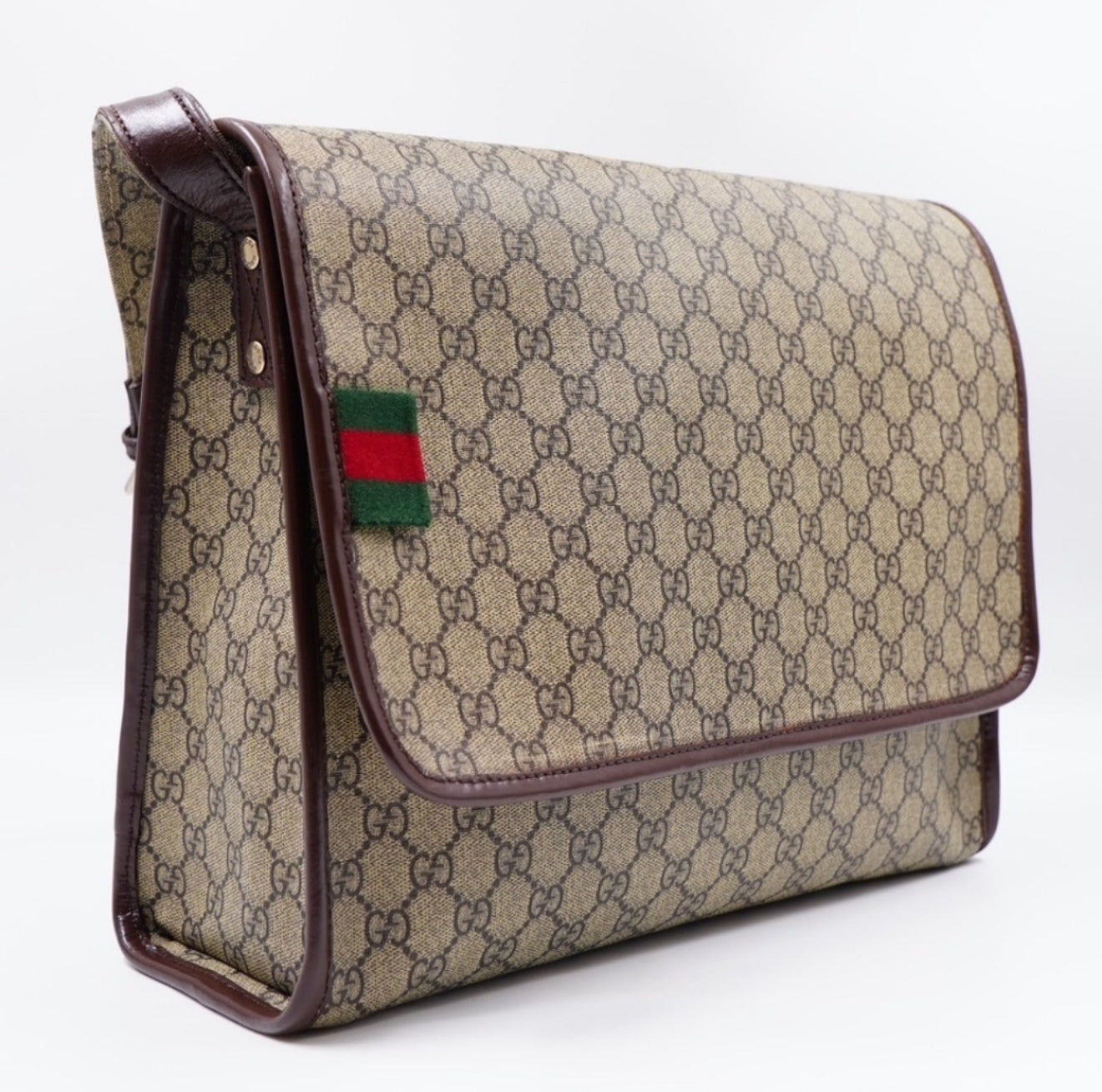 Gucci GG Supreme Messenger Bag – Coated Canvas – Beige/Brown