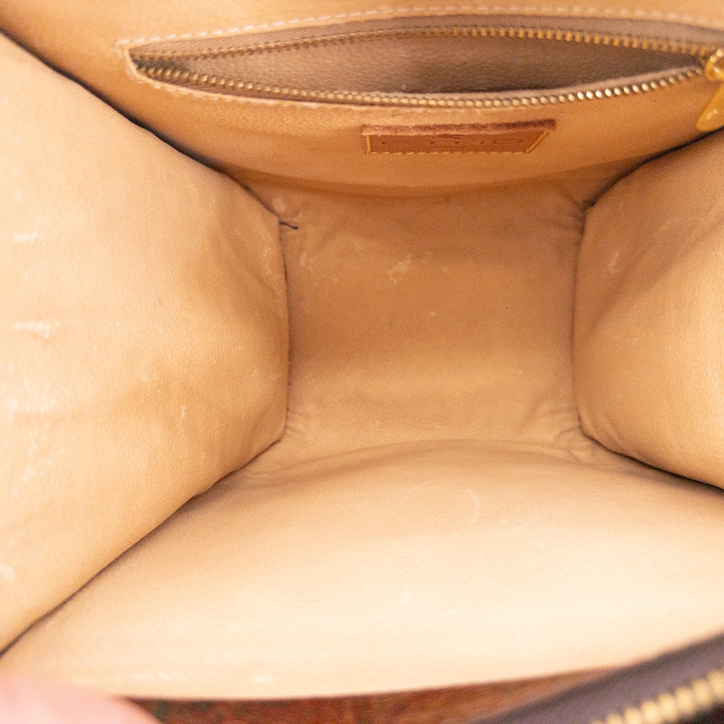 Etro Top-Handle Bag – Coated Canvas and Leather – Brown Multi-color