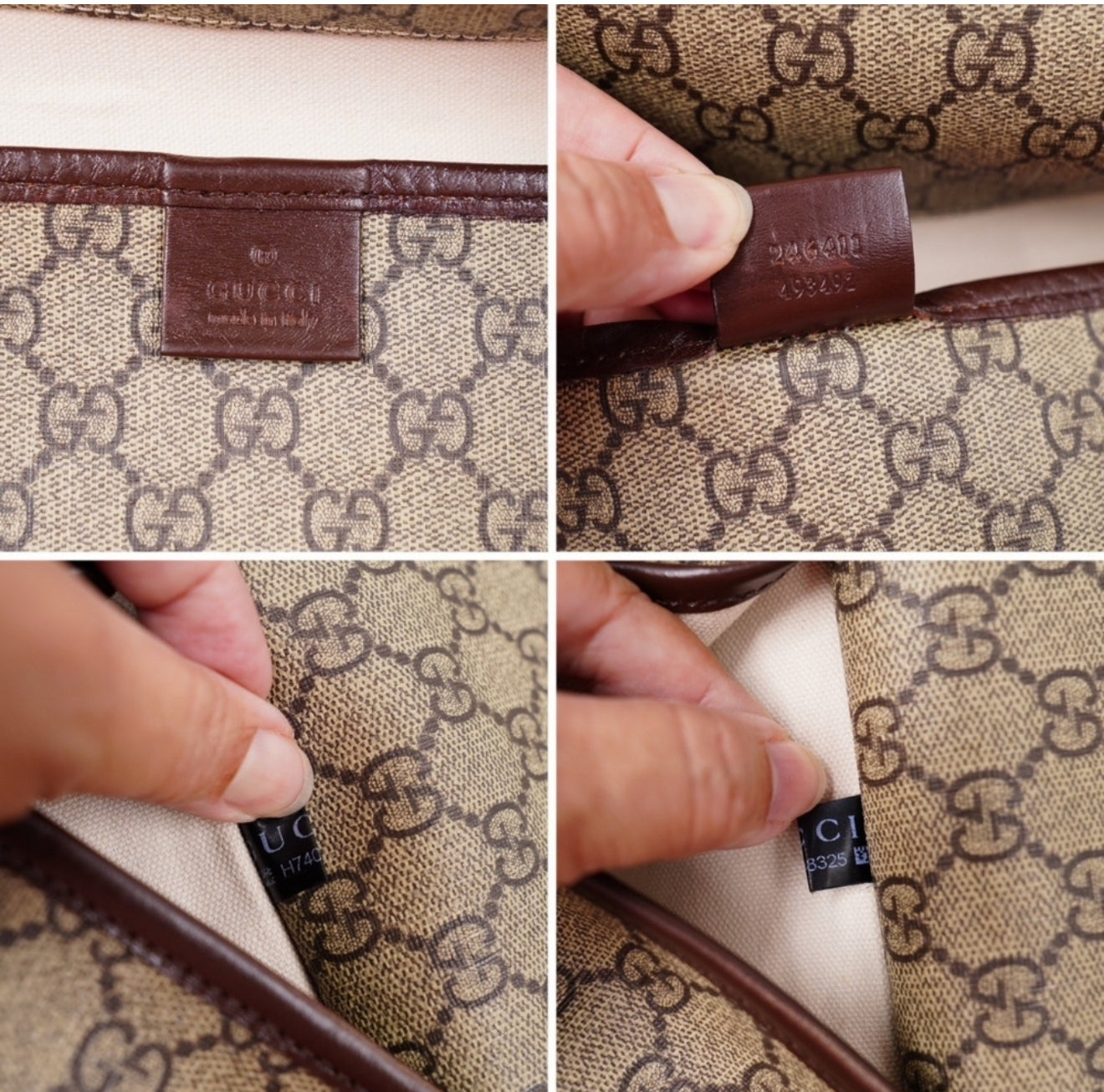 Gucci GG Supreme Messenger Bag – Coated Canvas – Beige/Brown