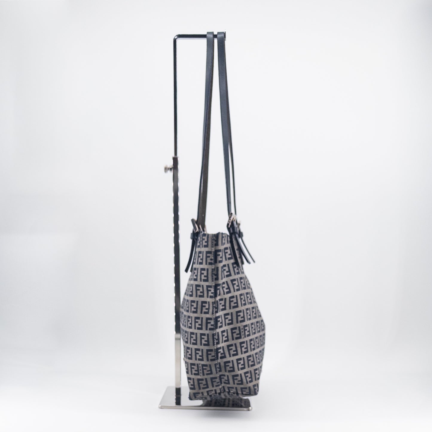 Fendi Zucca Tote Bag – Coated Canvas – Brown/Black