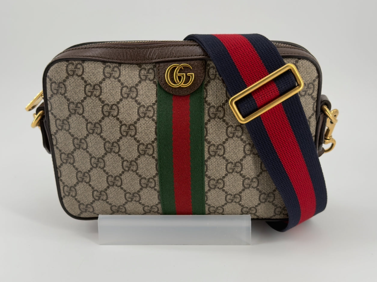 Pre-Loved Gucci GG Supreme Ophidia Crossbody