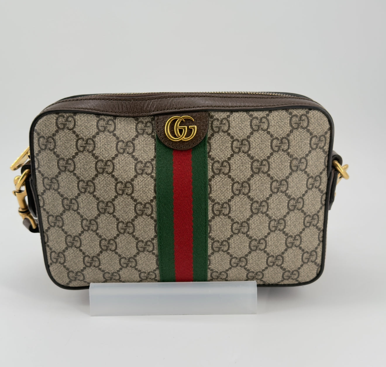 Pre-Loved Gucci GG Supreme Ophidia Crossbody