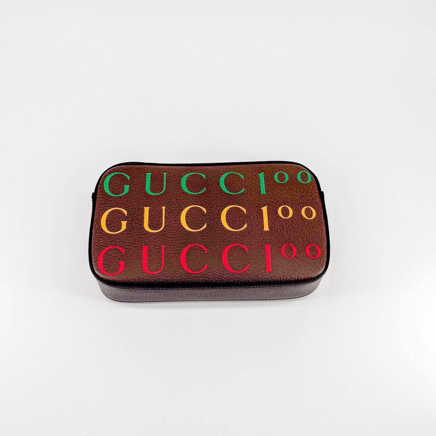 Gucci 100th Anniversary Belt Bag – Leather Canvas – Multicolor Logo