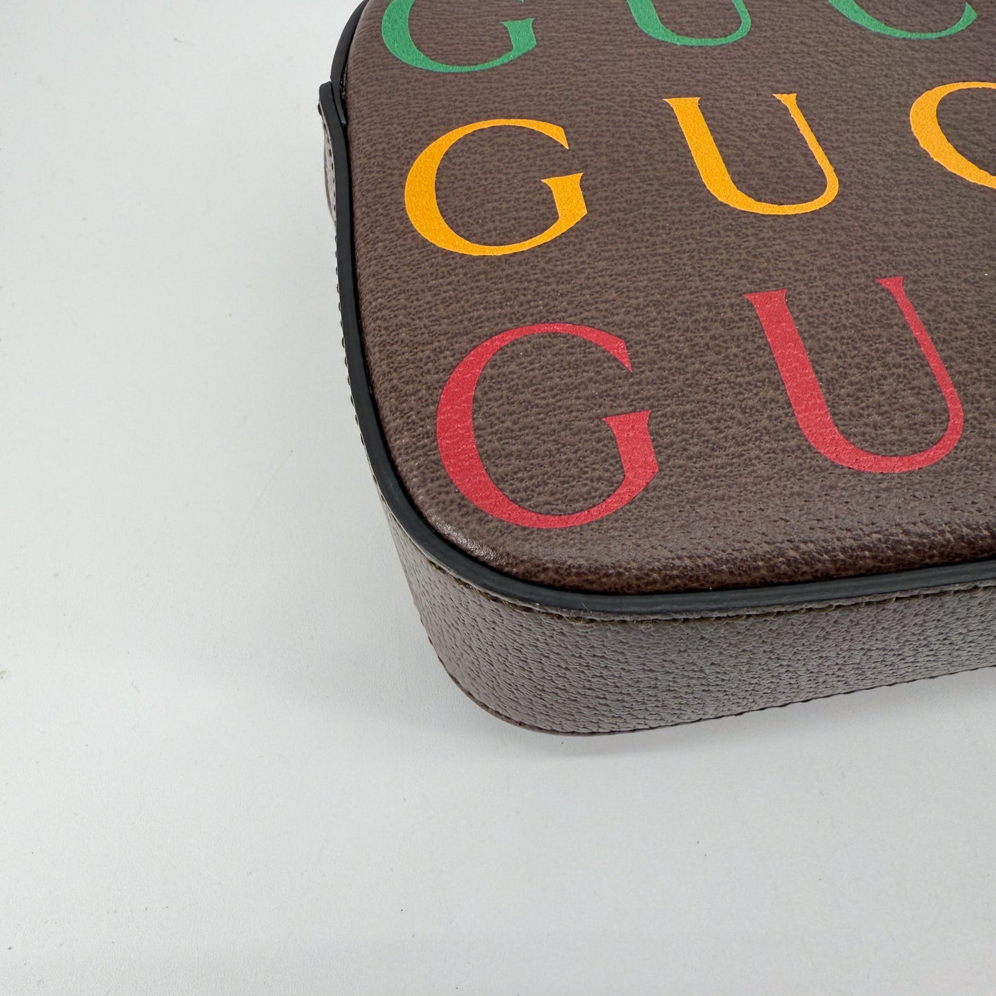 Gucci 100th Anniversary Belt Bag – Leather Canvas – Multicolor Logo