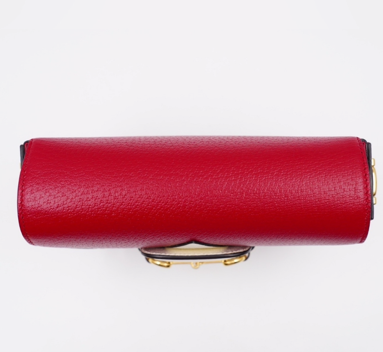 Gucci x Adidas Horsebit 1955 Shoulder Bag – Red Leather, Gold Hardware, Dual Strap