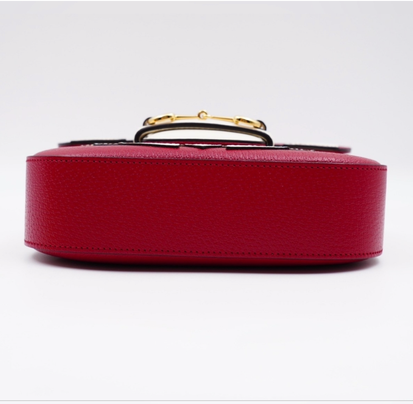 Gucci x Adidas Horsebit 1955 Shoulder Bag – Red Leather, Gold Hardware, Dual Strap
