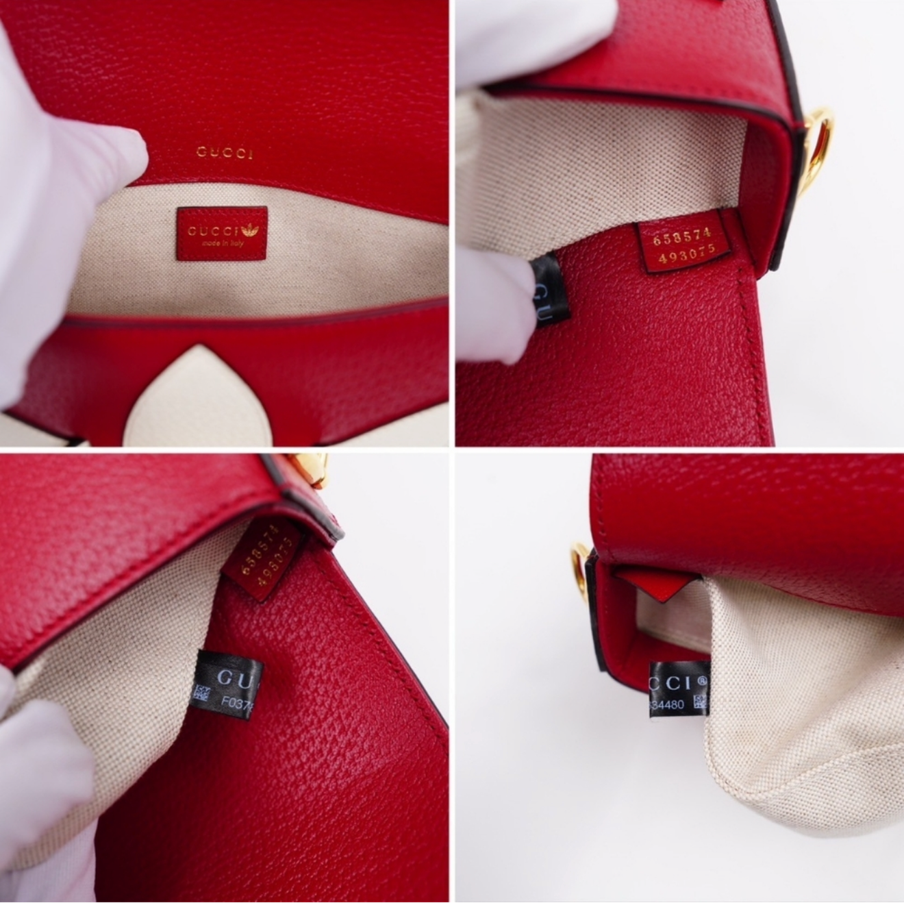 Gucci x Adidas Horsebit 1955 Shoulder Bag – Red Leather, Gold Hardware, Dual Strap