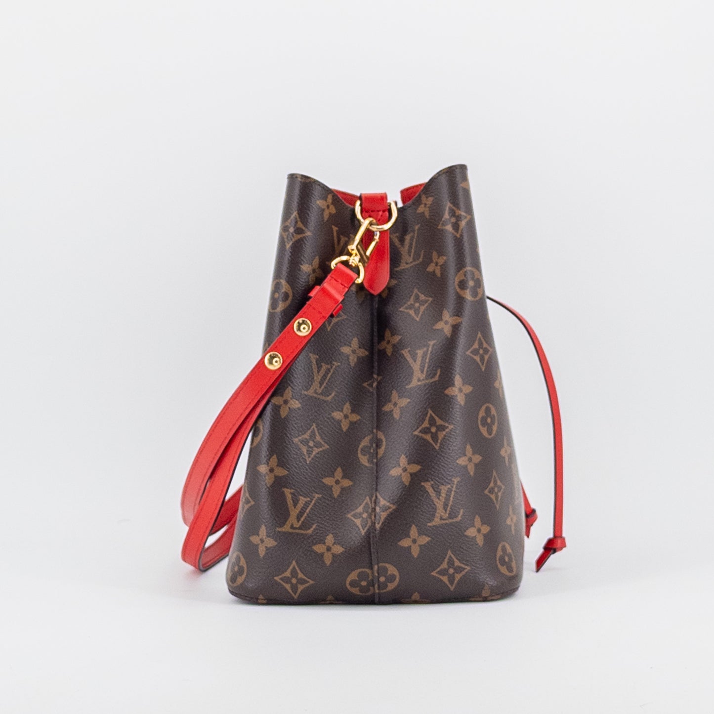 Louis Vuitton NeoNoe MM Bucket Bag – Monogram Canvas – Coquelicot Red