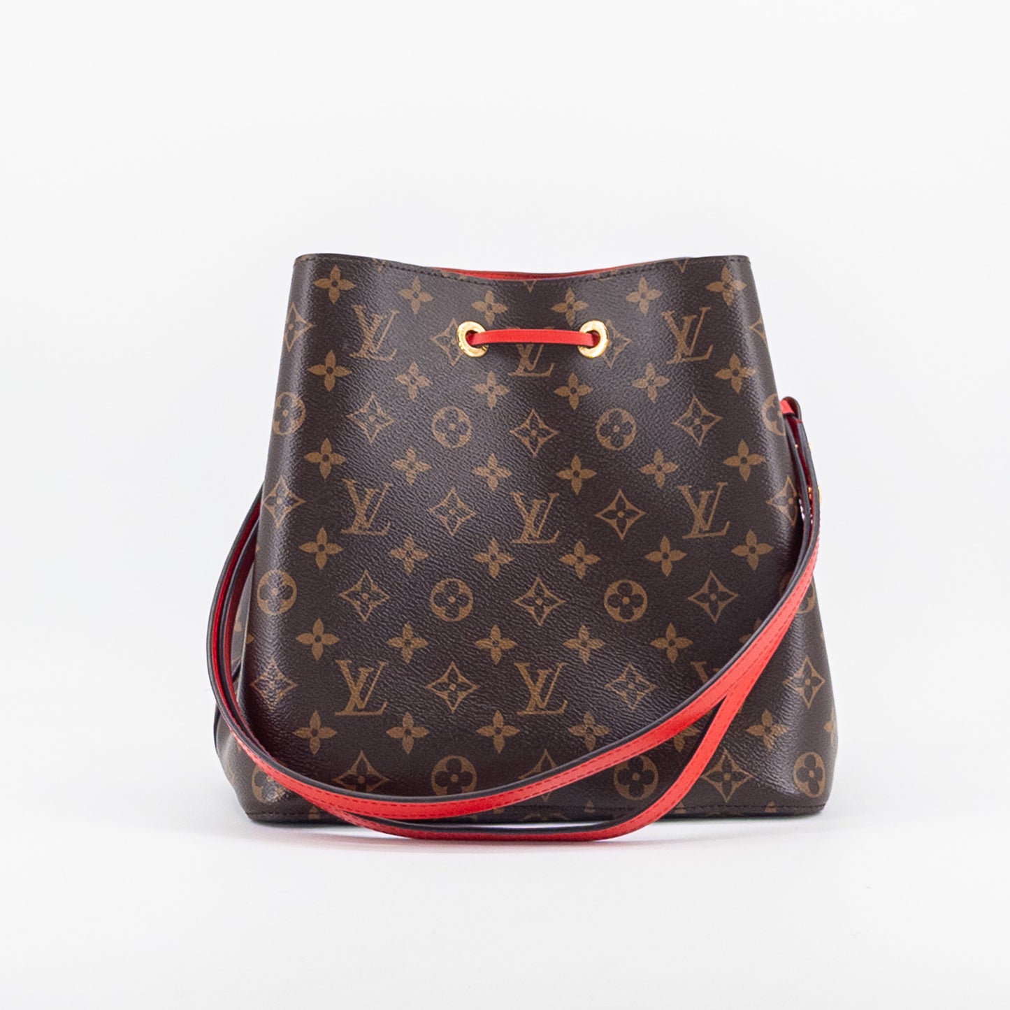 Louis Vuitton NeoNoe MM Bucket Bag – Monogram Canvas – Coquelicot Red