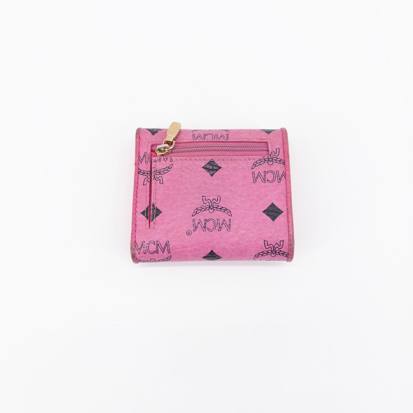 MCM Wallet – Coated Canvas – Pink