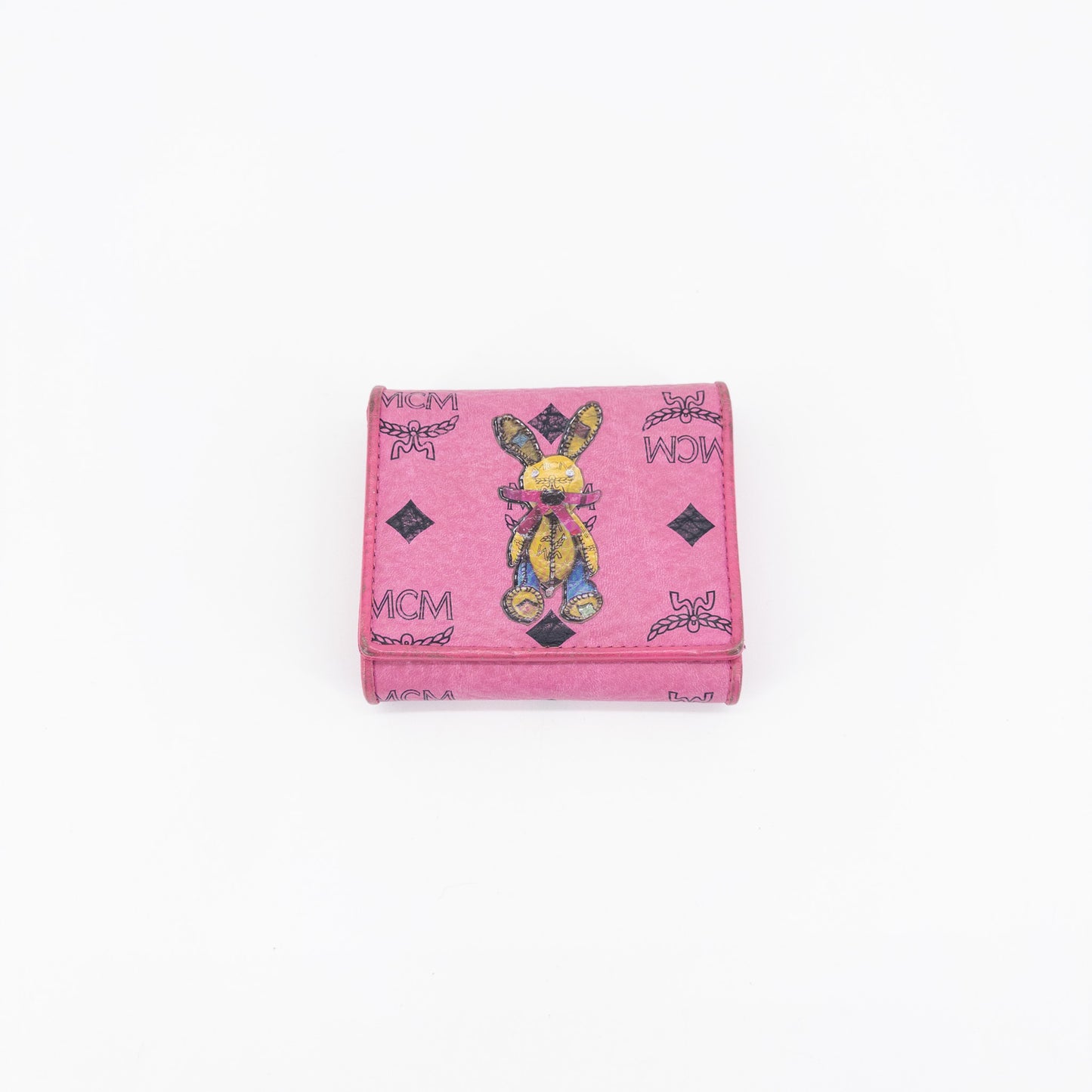 MCM Wallet – Coated Canvas – Pink