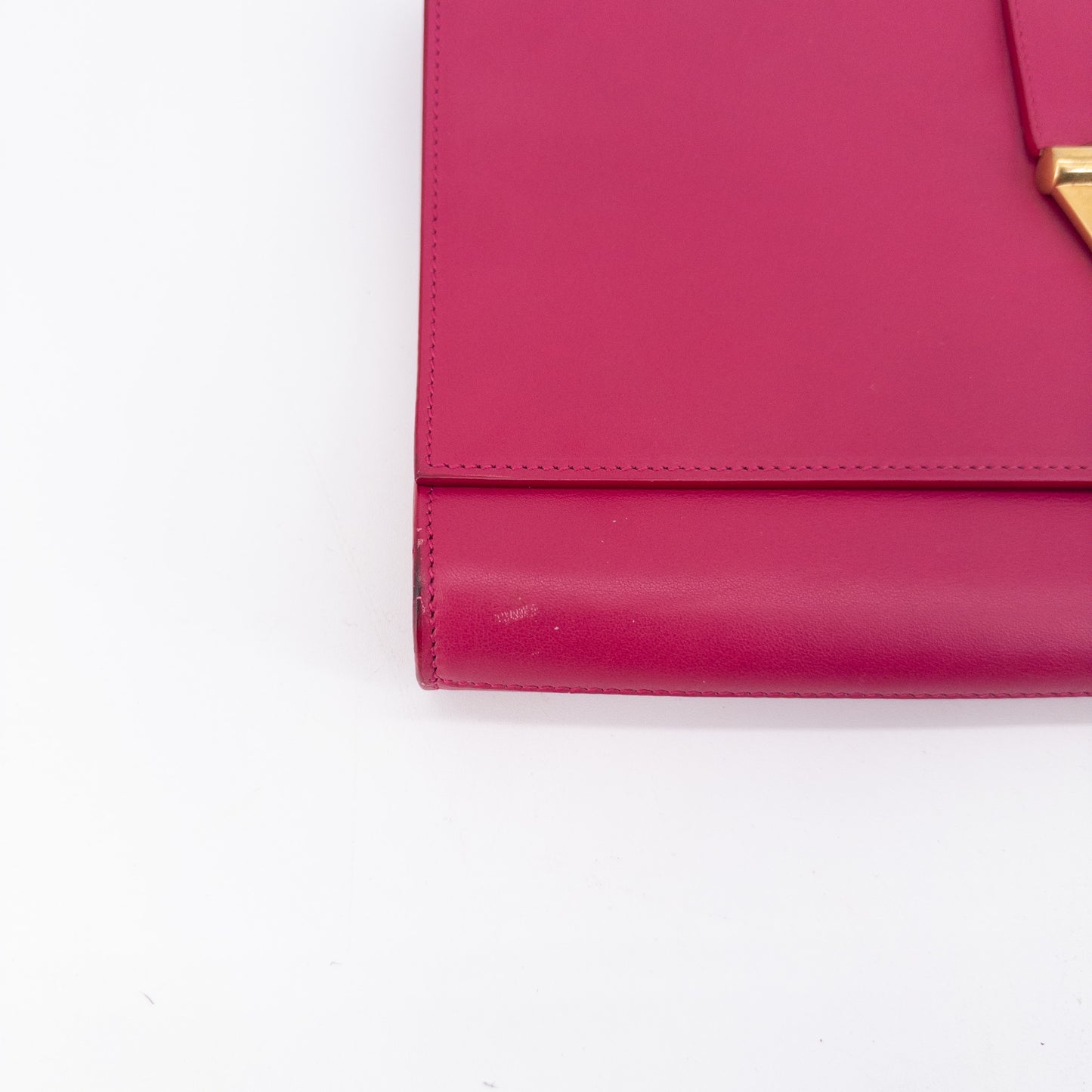 Saint Laurent Y-Ligne Clutch Clutch – Smooth Leather – Fuchsia