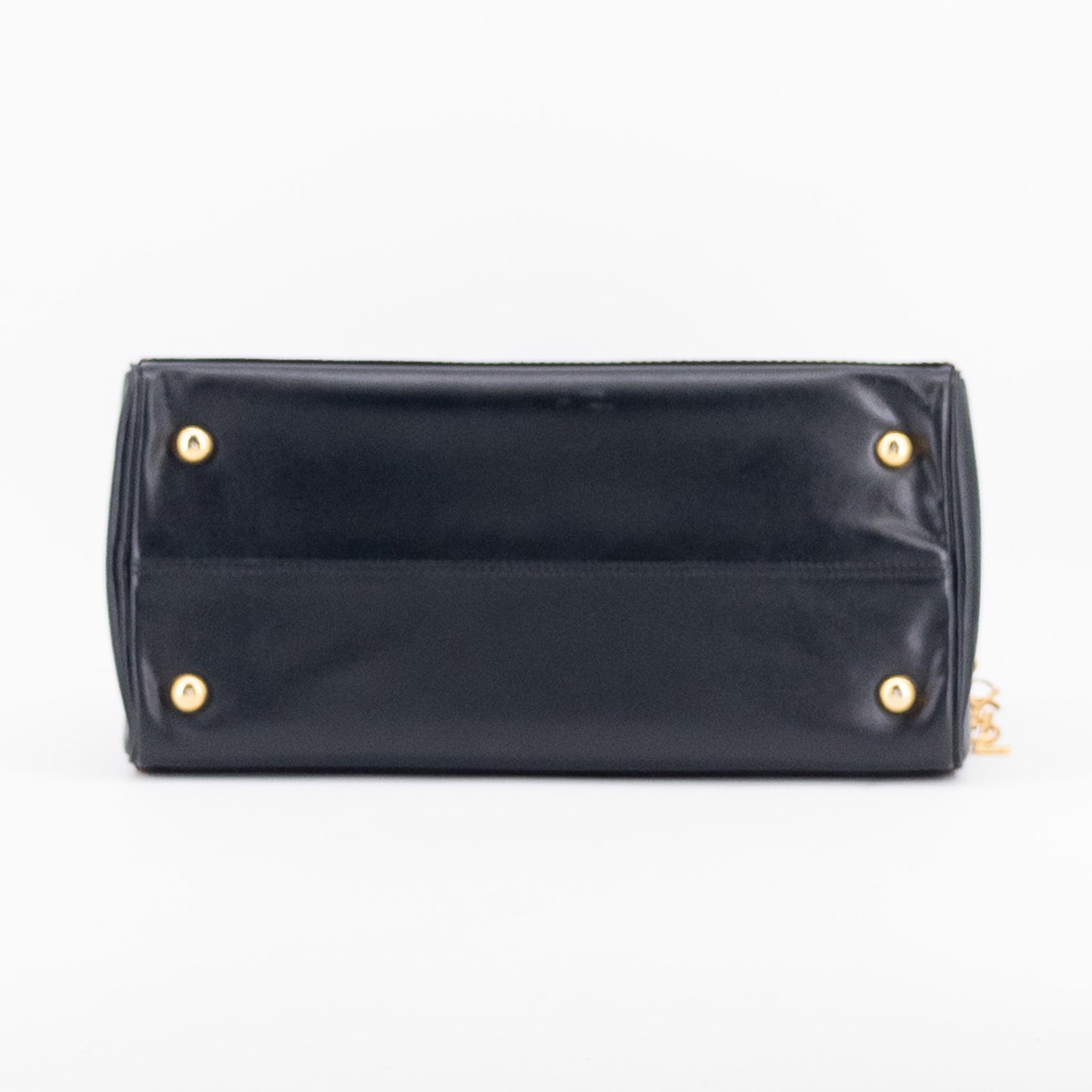 Saint Laurent Y Ligne Bowling Bag – Smooth Leather – Black & Brown