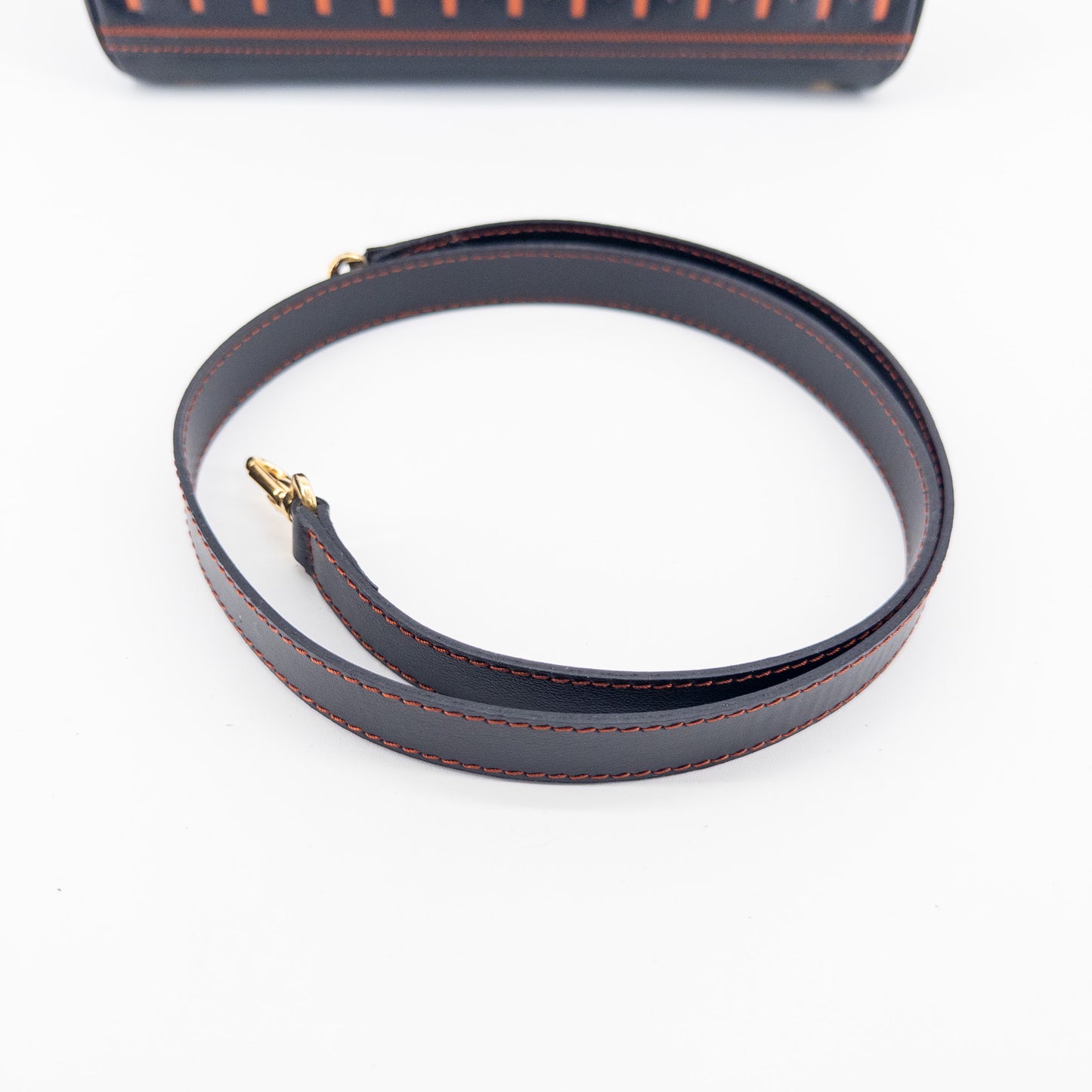 Saint Laurent Y Ligne Bowling Bag – Smooth Leather – Black & Brown