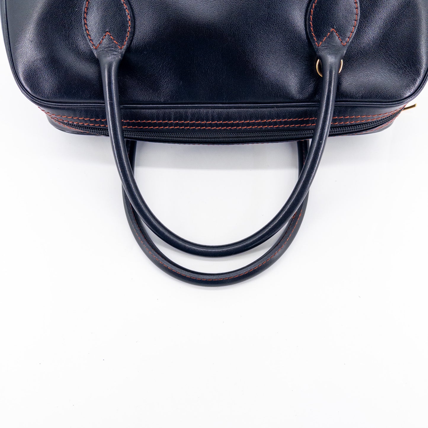 Saint Laurent Y Ligne Bowling Bag – Smooth Leather – Black & Brown