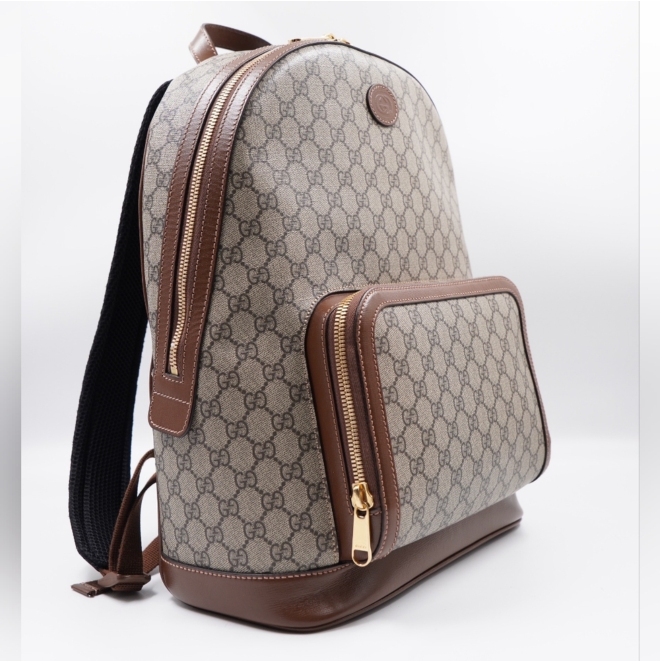 Gucci GG Supreme Canvas Backpack - Authentic Pre-Owned