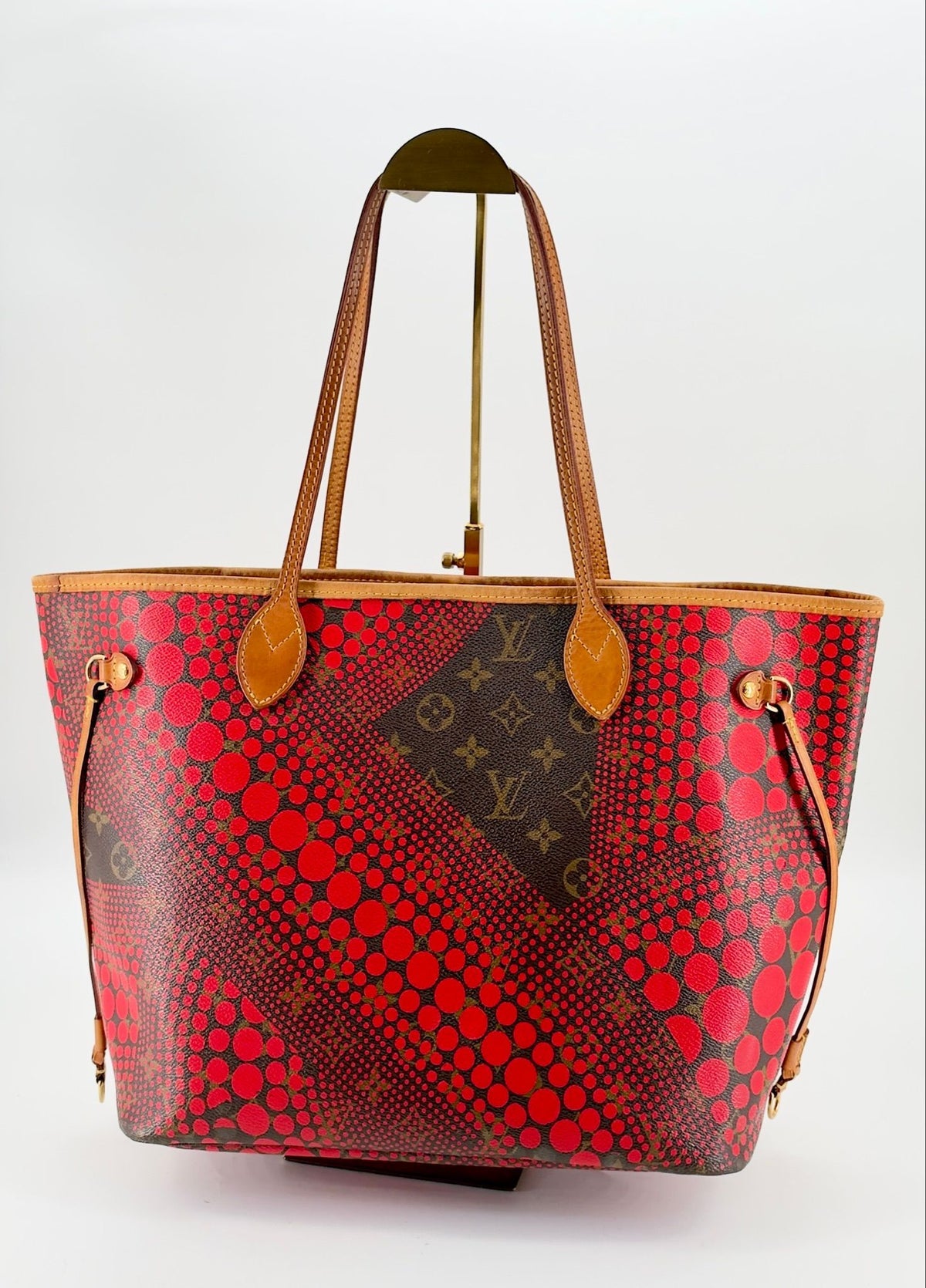 Louis Vuitton x Yayoi Kusama Neverfull MM tote, front view