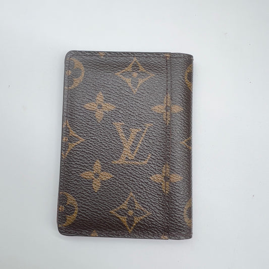 Preloved Louis Vuitton Porto Cult Pass Vertical Card Case in Monogram Canvas