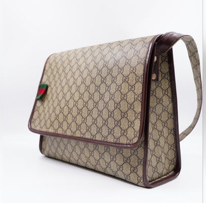 Gucci GG Supreme Messenger Bag – Coated Canvas – Beige/Brown