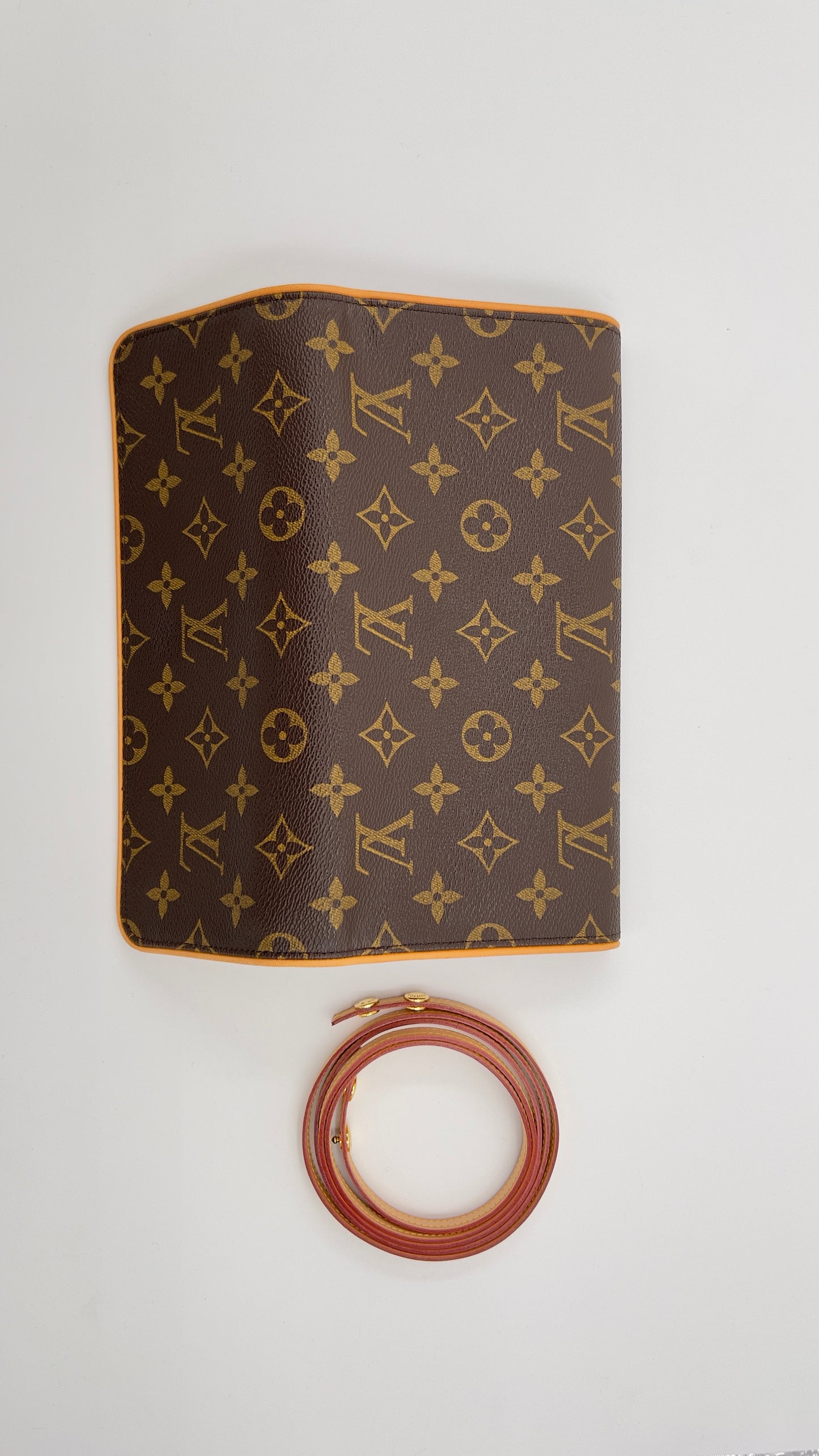 Pristine LOUIS VUITTON Monogram Pochette Twin GM Crossbody Bag with Original Box and Dust Bag