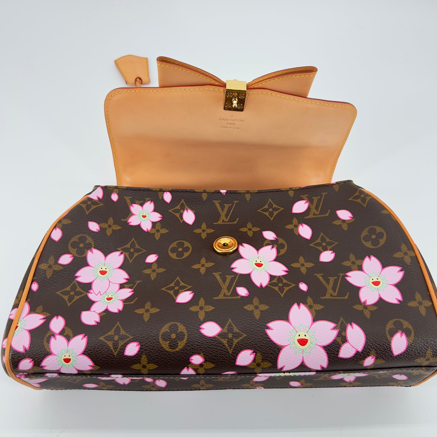 Preloved Louis Vuitton Vintage Monogram Cherry Blossom Sac Retro with Wallet