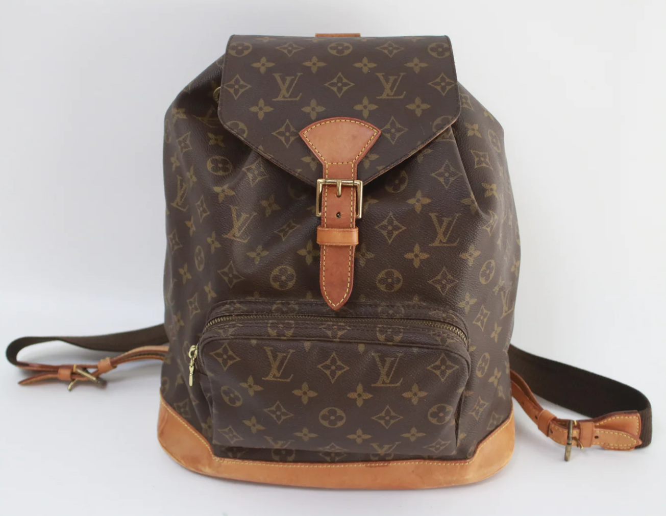 Authentic Louis Vuitton Montsouris GM Backpack in Vibrant Monogram Canvas