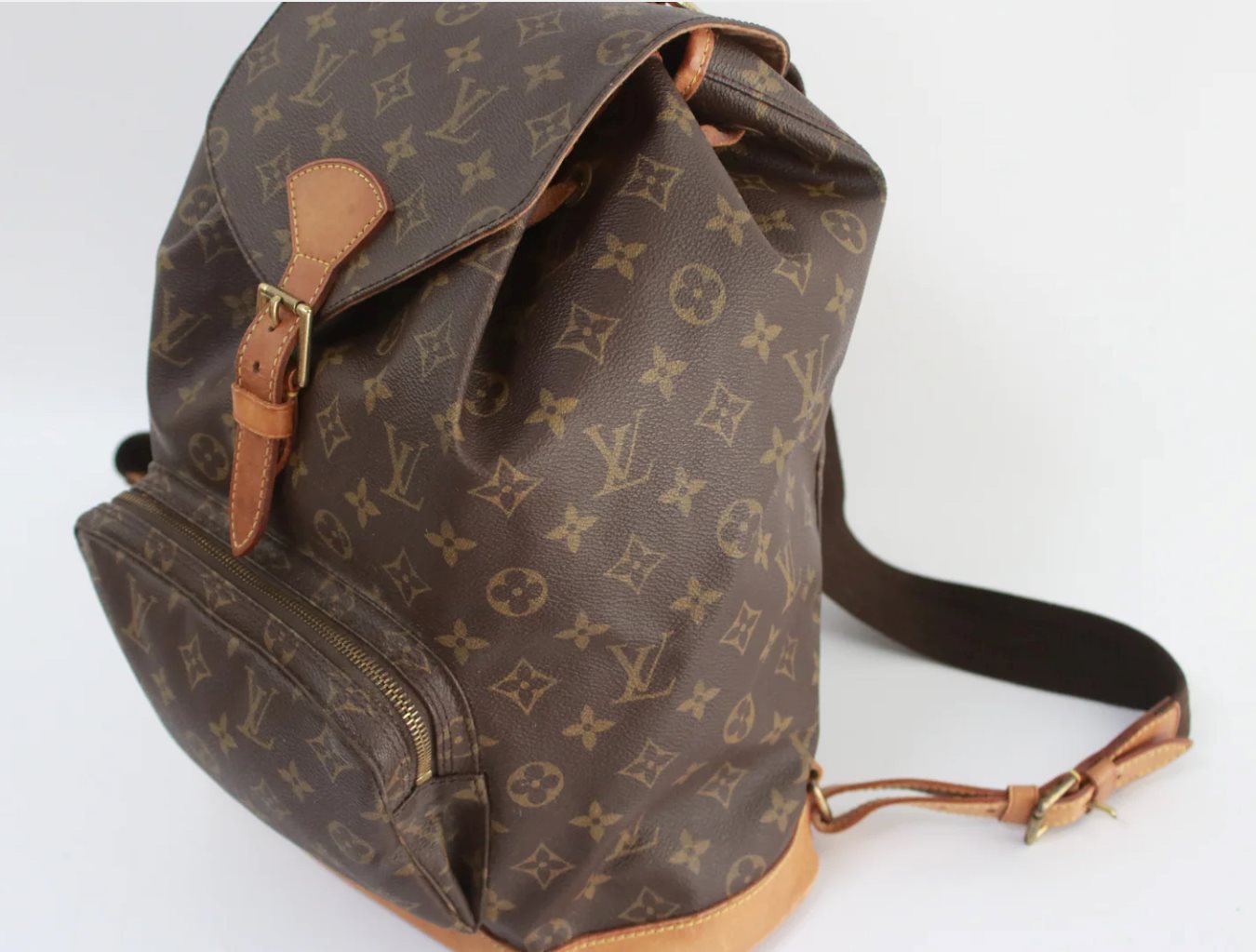 Authentic Louis Vuitton Montsouris GM Backpack in Vibrant Monogram Canvas