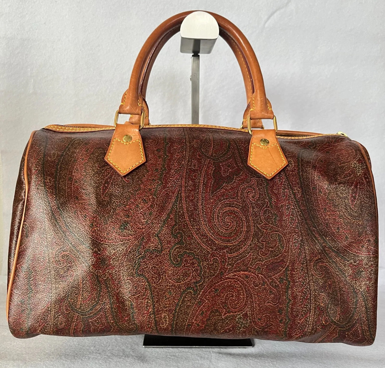 Etro Boston Hand Bag - Pre-Loved Paisley Elegance