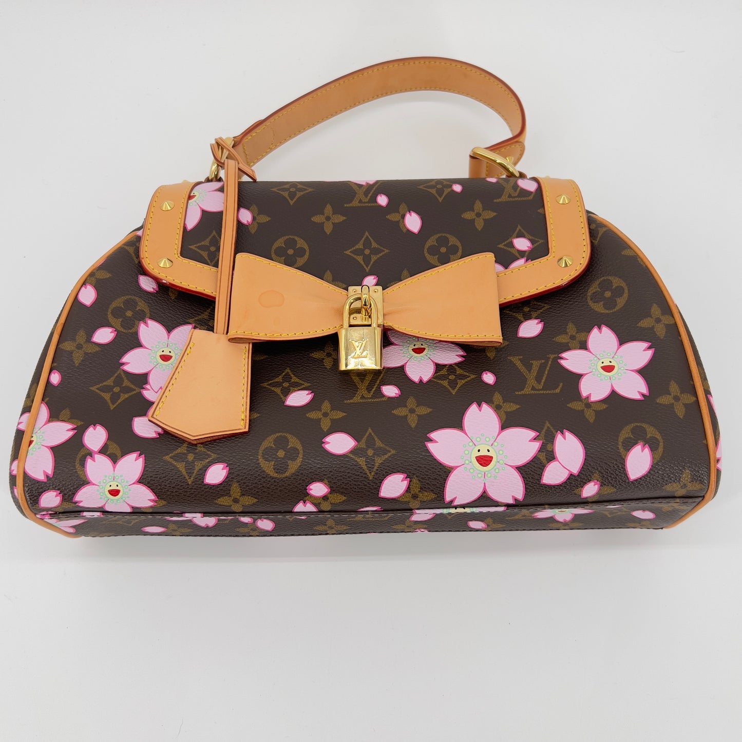 Preloved Louis Vuitton Vintage Monogram Cherry Blossom Sac Retro with Wallet