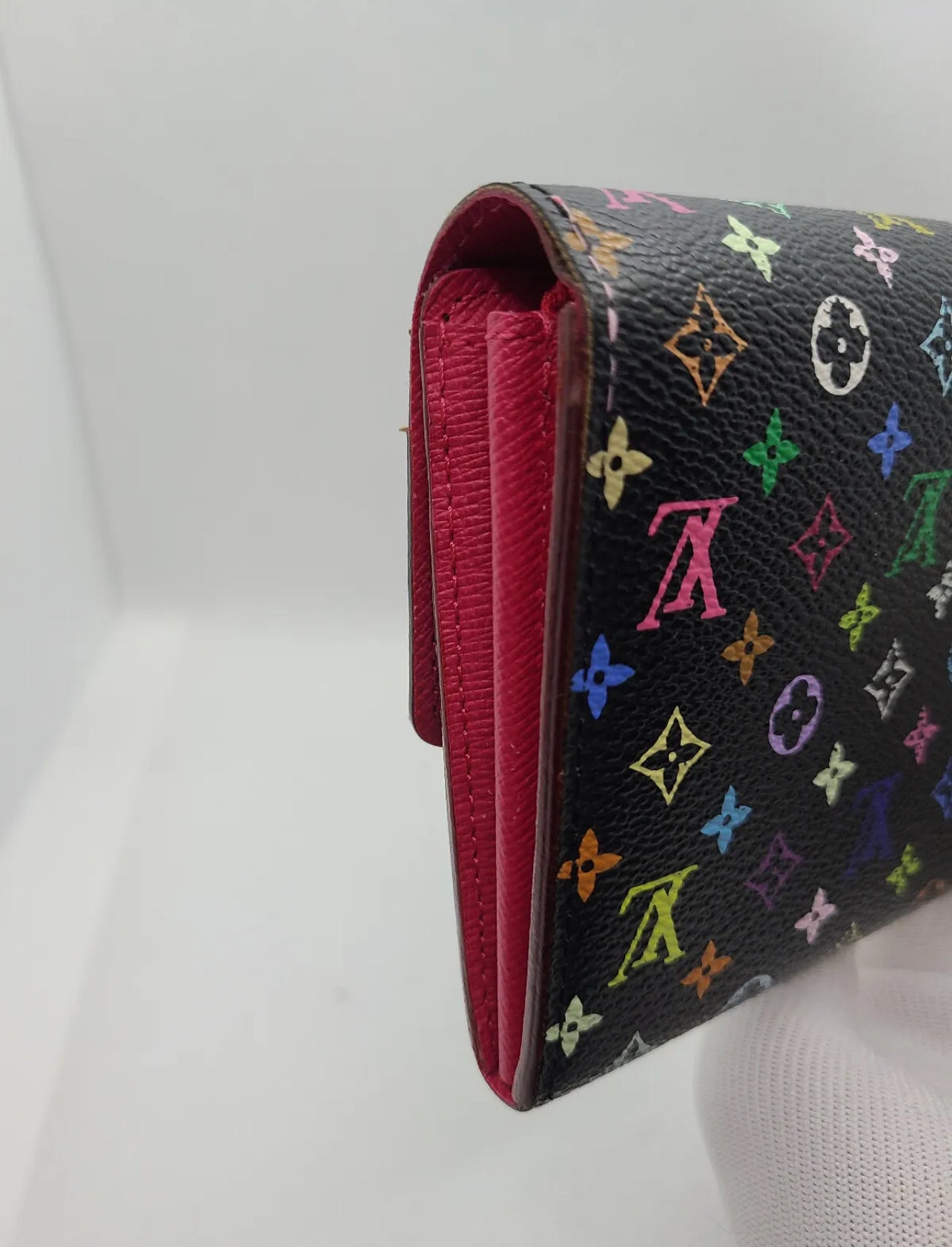 Authentic Louis Vuitton Sarah Wallet Monogram Multicolor - Collector's Piece