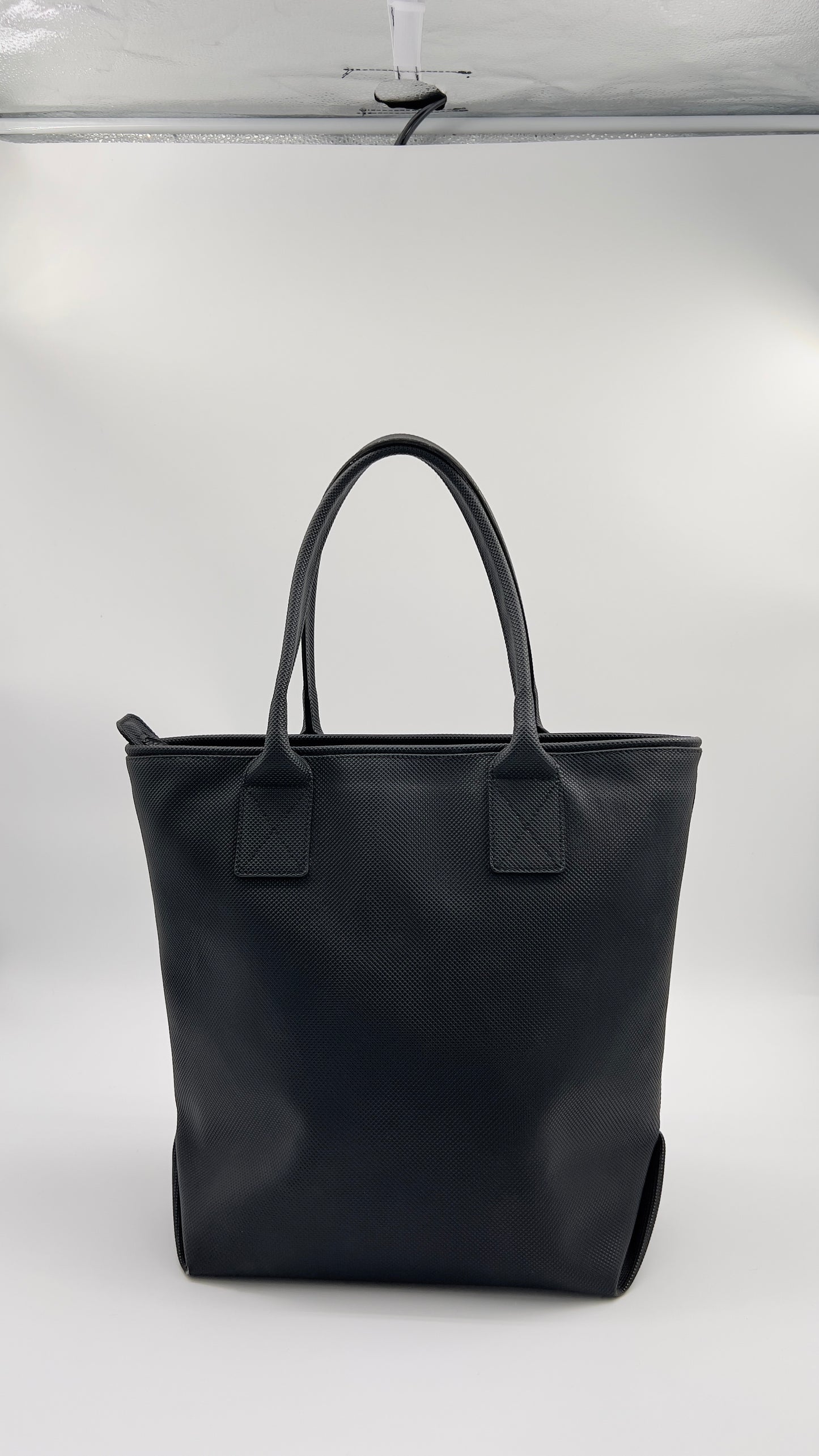 Bottega Veneta Black Tote with Gunmetal Hardware and Poplin Lining