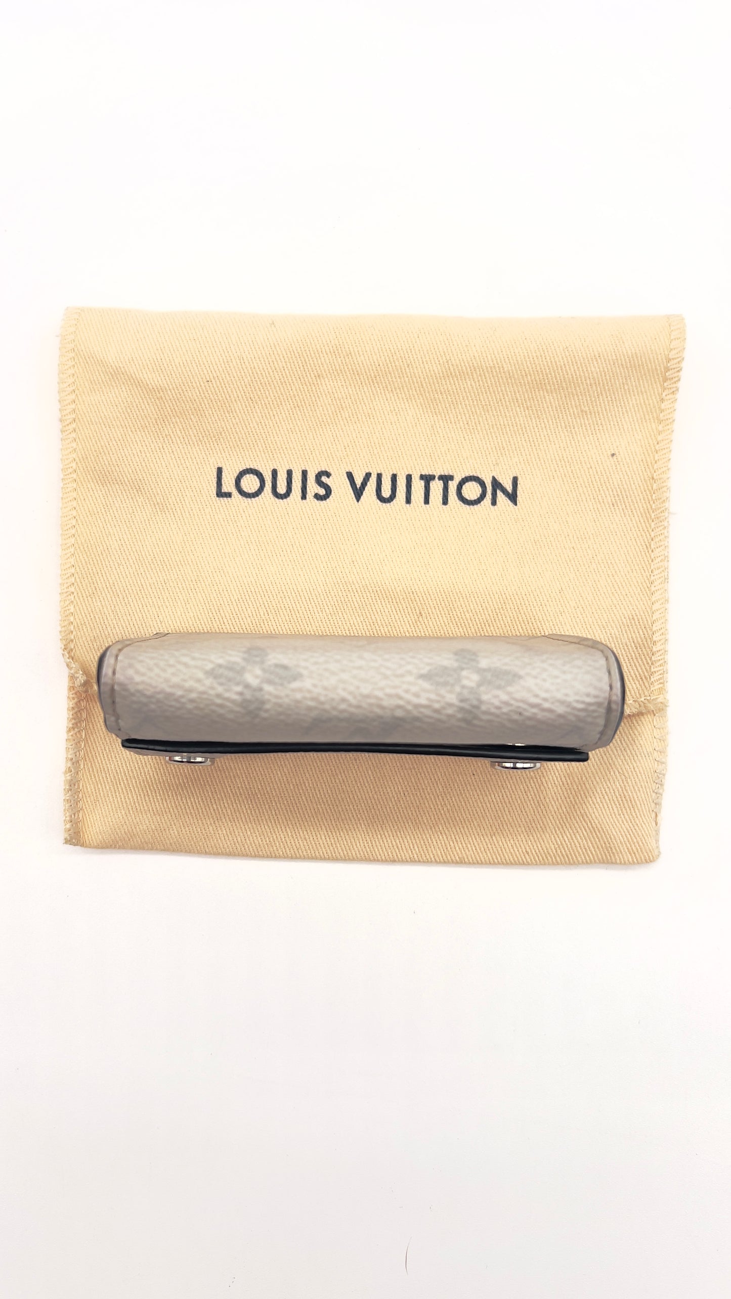 Pre-Loved Authentic Louis Vuitton Discovery Compact Wallet Monogram Coated Canvas & Taiga Leather