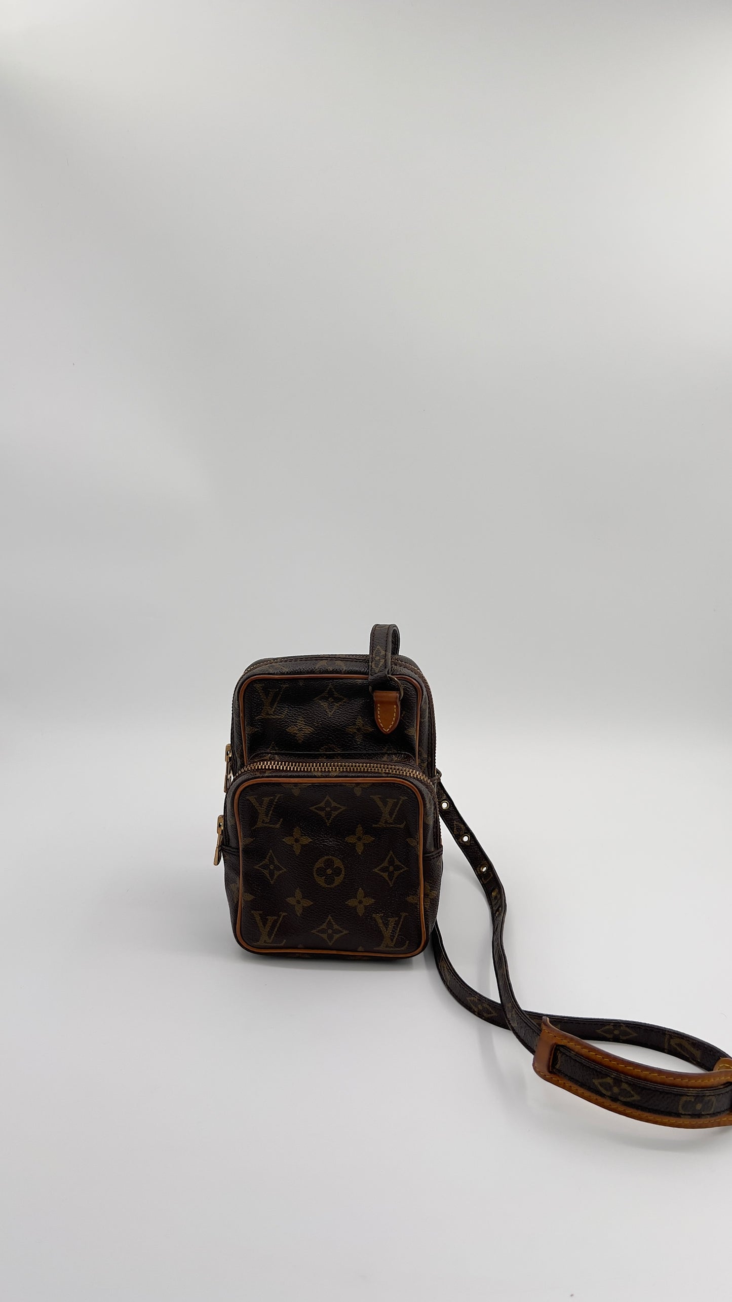 Authentic Louis Vuitton Mini Amazon Monogram Canvas Shoulder Bag - Pre-Owned