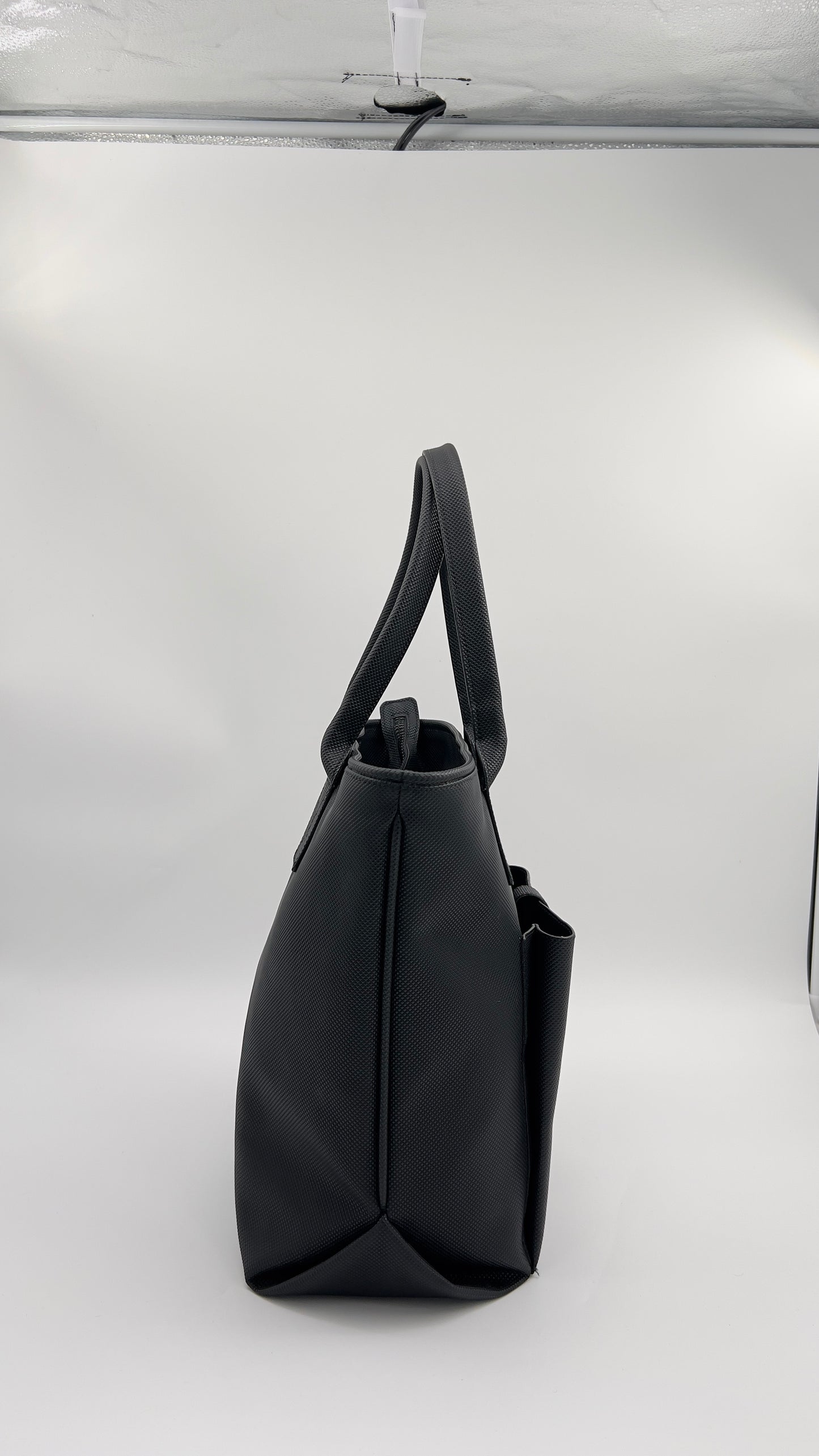 Bottega Veneta Black Tote with Gunmetal Hardware and Poplin Lining