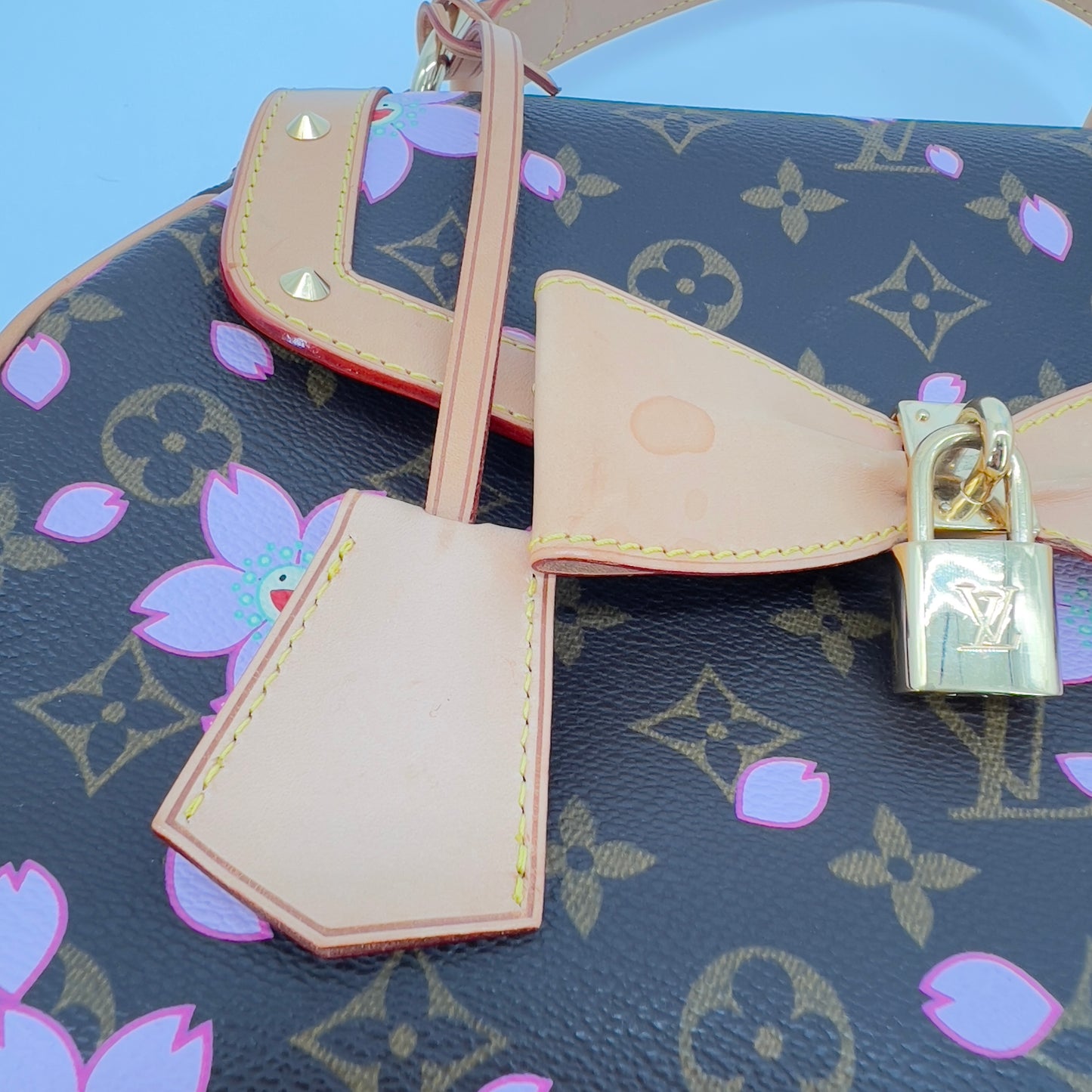 Preloved Louis Vuitton Vintage Monogram Cherry Blossom Sac Retro with Wallet