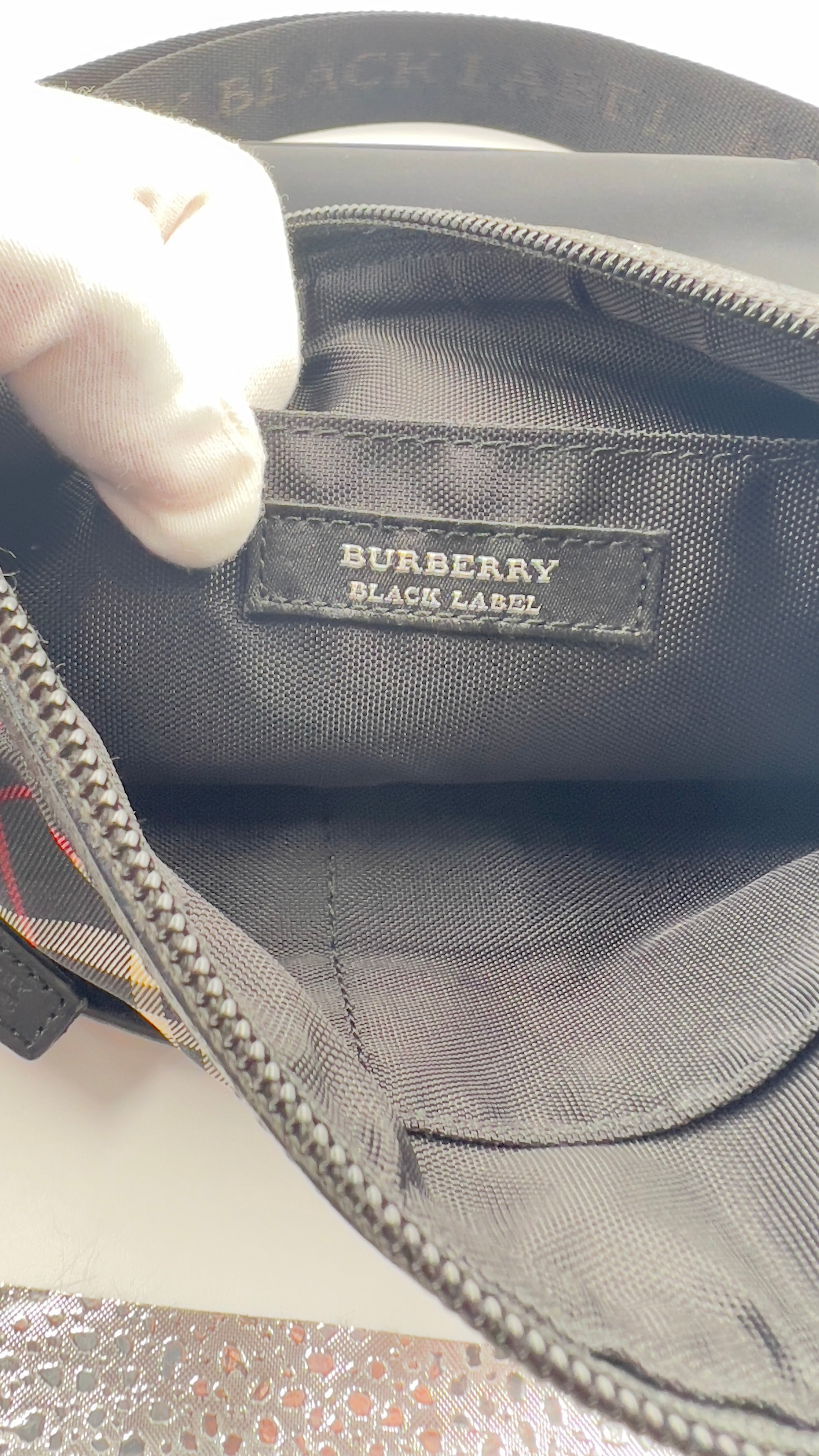 Burberry Black Label Nova Check Crossbody Shoulder Bag - Authentic