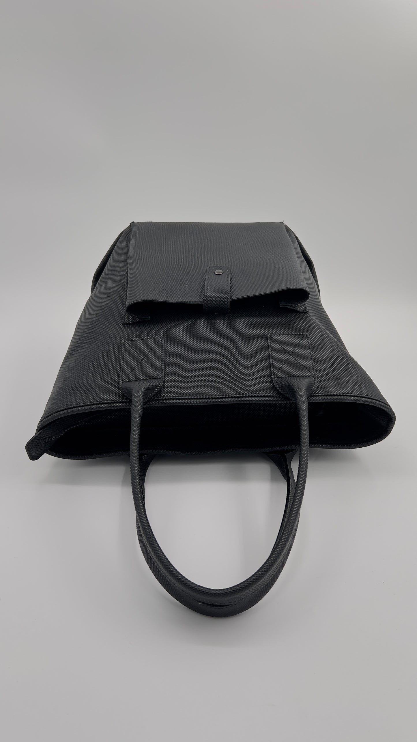 Bottega Veneta Black Tote with Gunmetal Hardware and Poplin Lining